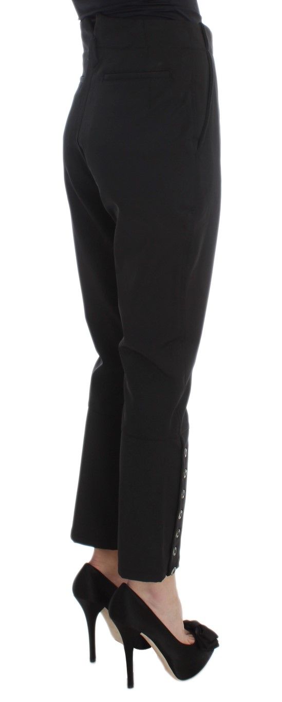 Cotton Blend Capri Cropped Women's Pants - Ermanno Scervino - Modalova