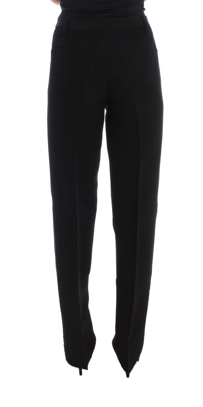 Striped Cotton Blend Wide Legs Women's Pants - Ermanno Scervino - Modalova