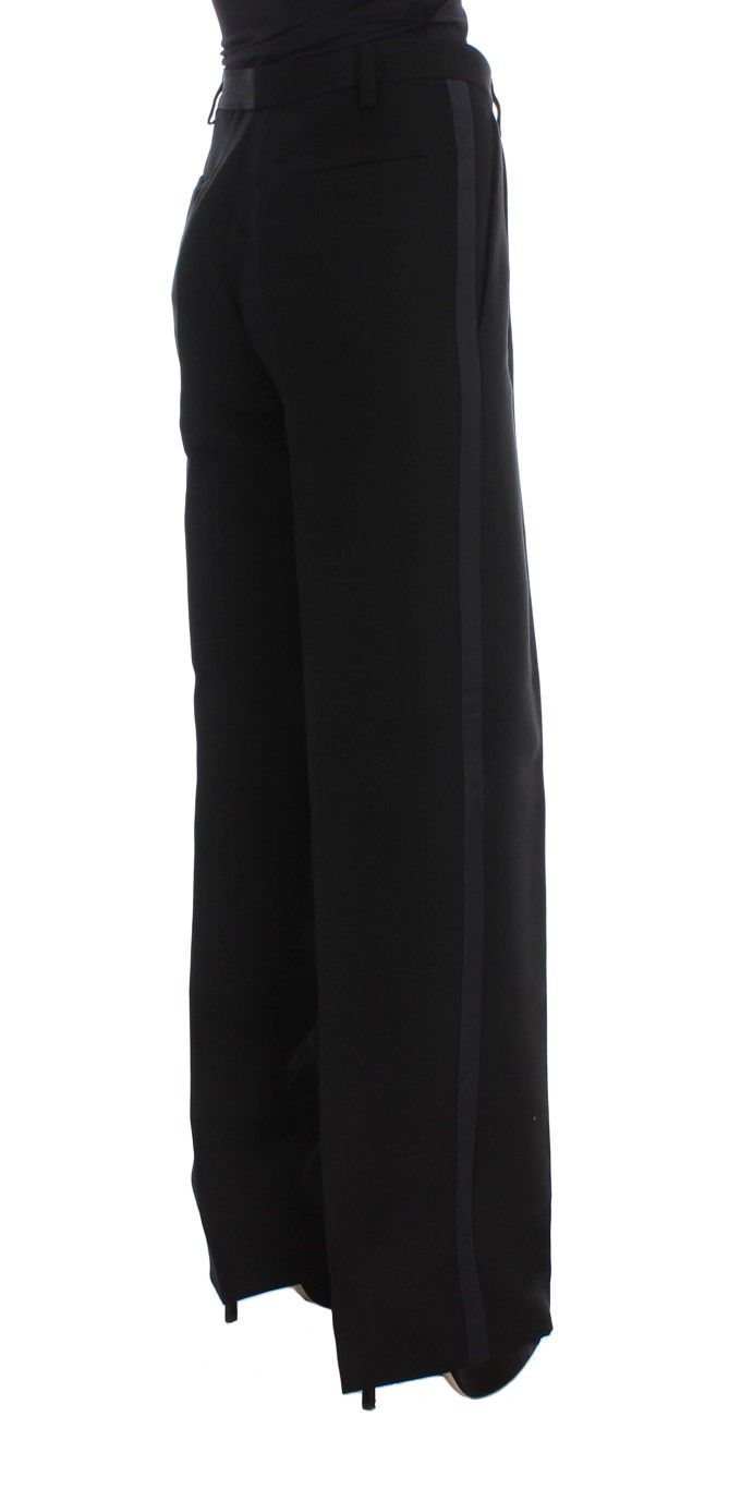 Striped Cotton Blend Wide Legs Women's Pants - Ermanno Scervino - Modalova