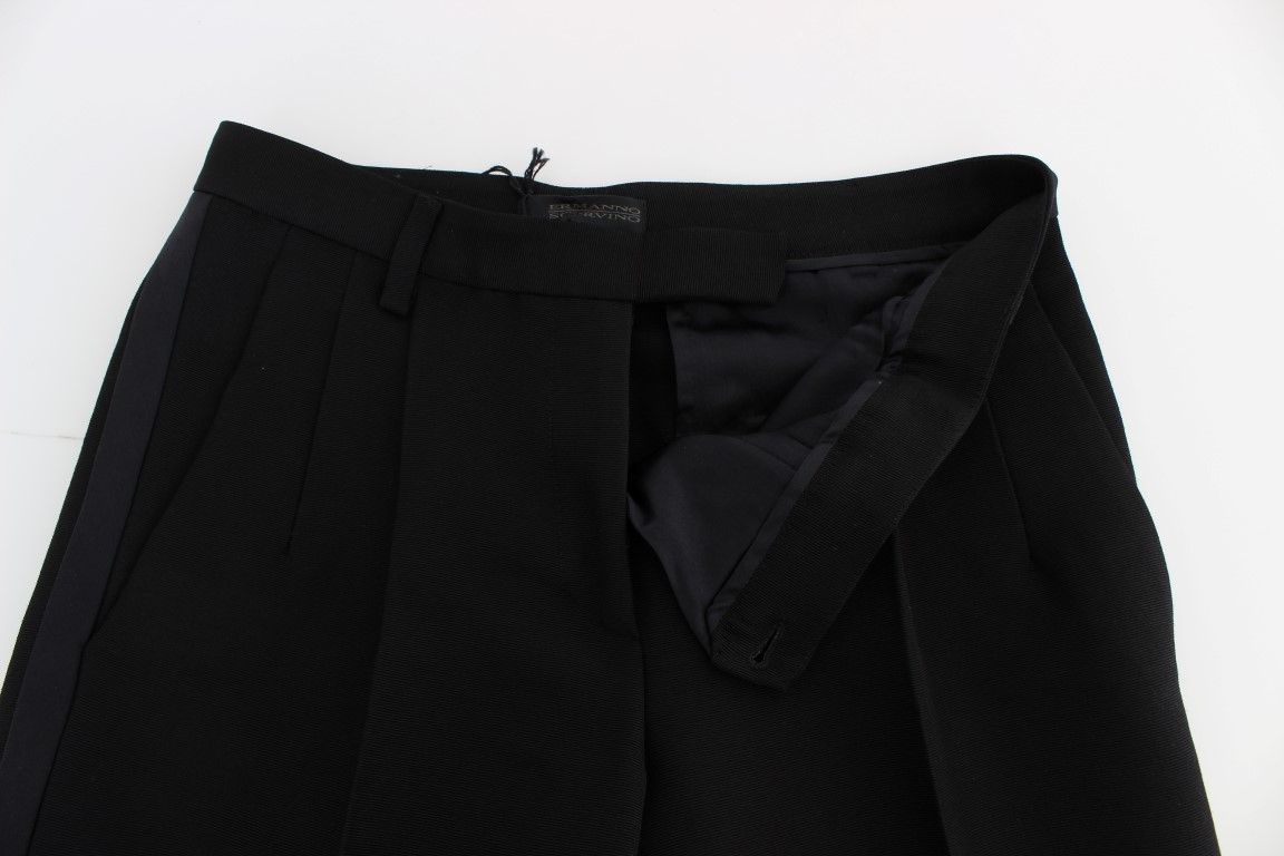 Striped Cotton Blend Wide Legs Women's Pants - Ermanno Scervino - Modalova