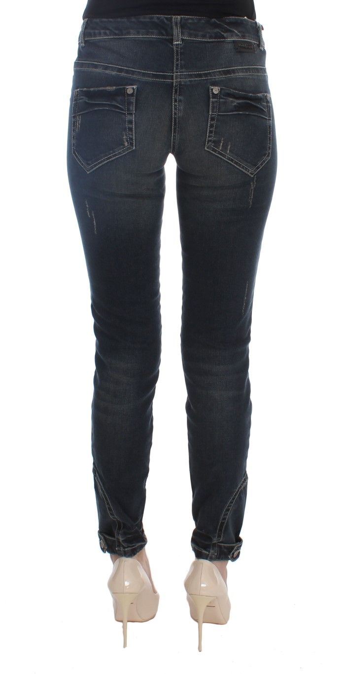 Cotton Blend Slim Fit Women's Jeans - Ermanno Scervino - Modalova