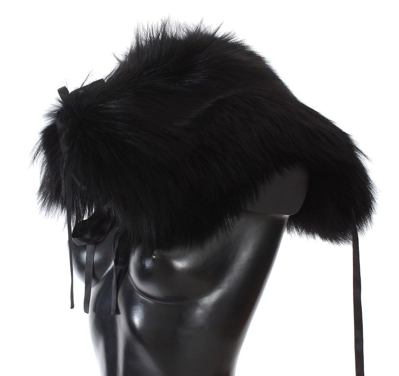 Fox Fur Shoulder Wrap Cover Collar Women's Scarf - Dolce & Gabbana - Modalova
