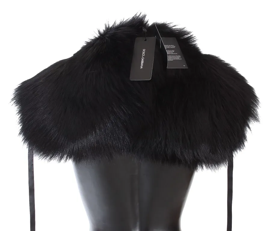 Fox Fur Shoulder Wrap Cover Collar Women's Scarf - Dolce & Gabbana - Modalova