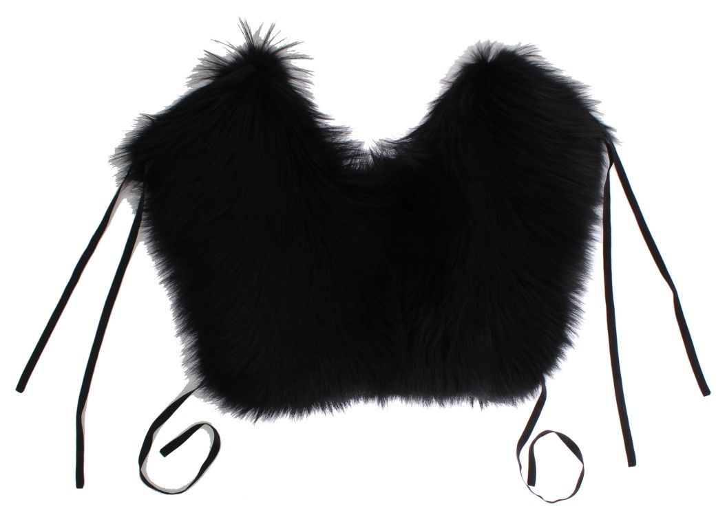 Fox Fur Shoulder Wrap Cover Collar Women's Scarf - Dolce & Gabbana - Modalova