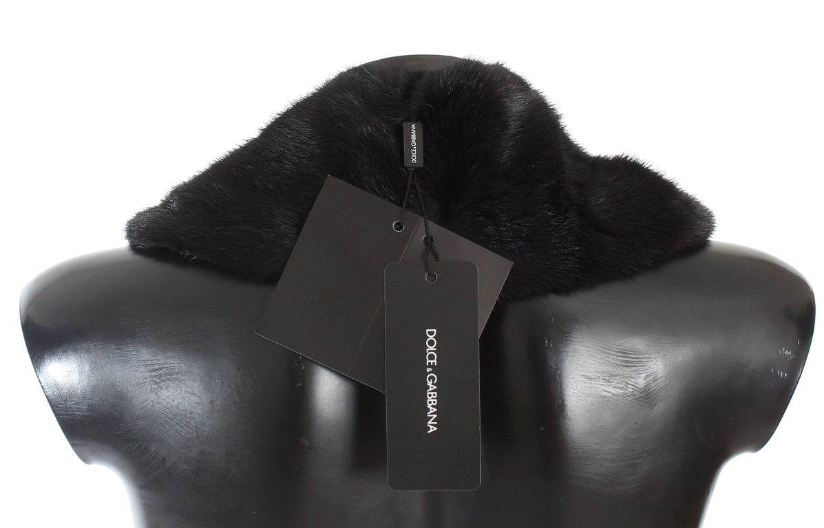 Mink Fur Shoulder Collar Women's Scarf - Dolce & Gabbana - Modalova
