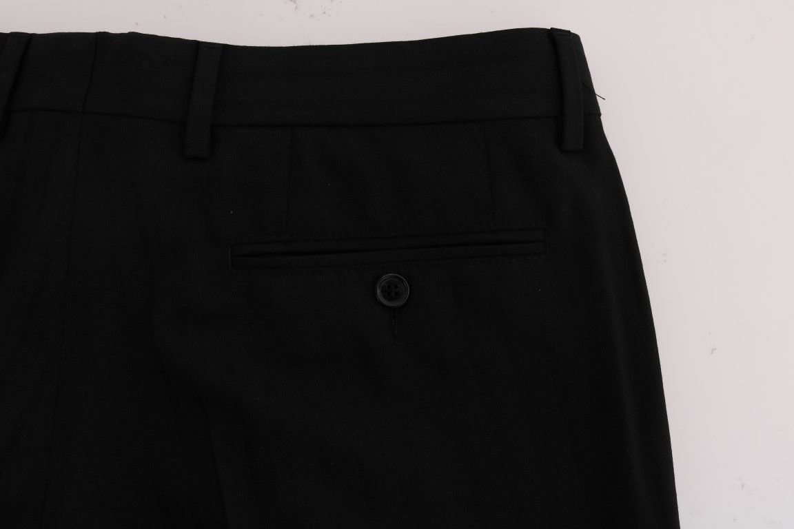 Striped Wool Stretch Men's Pants - Dolce & Gabbana - Modalova