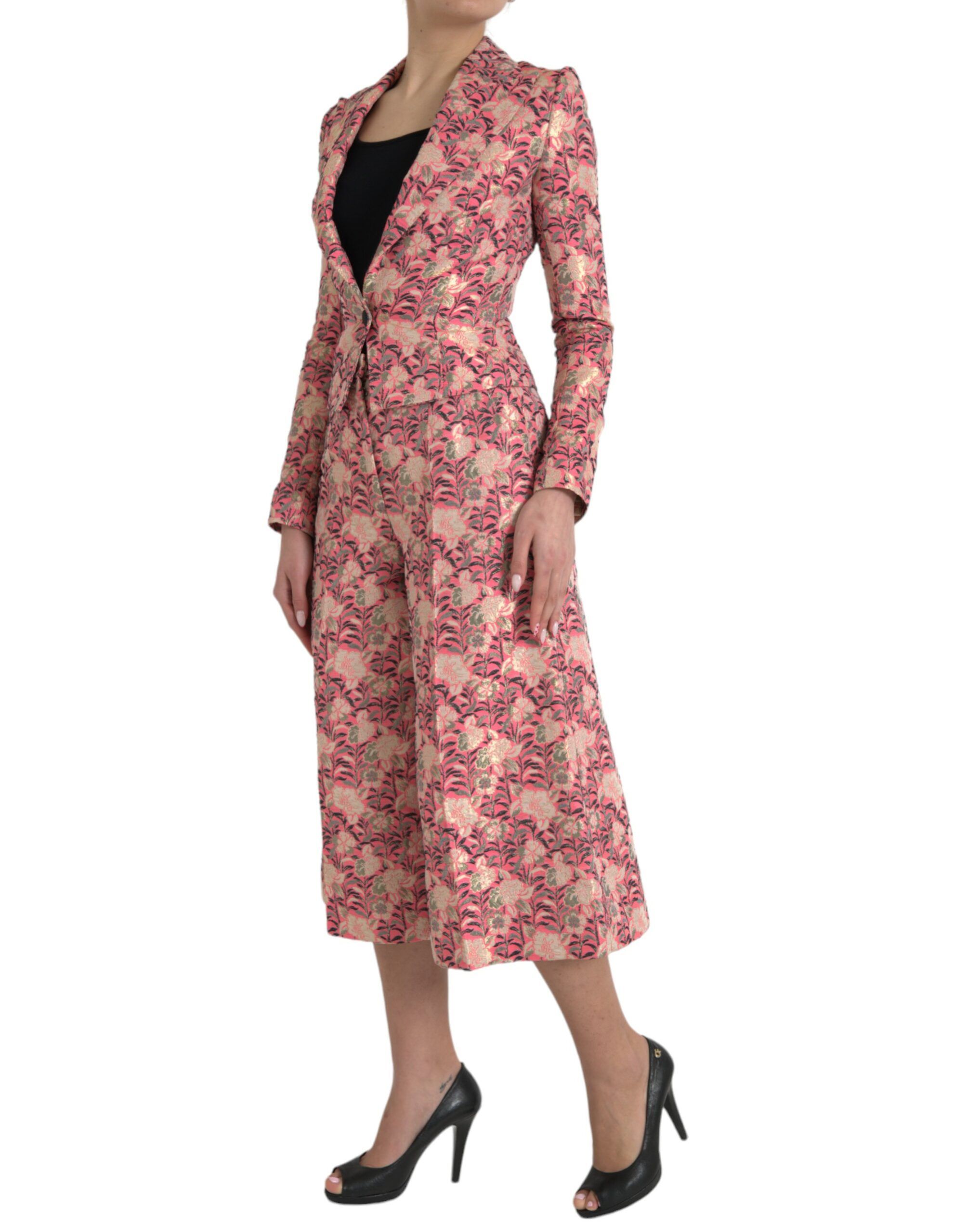 Floral Jacquard Slim Fit 2 Piece Women's Suit - Dolce & Gabbana - Modalova
