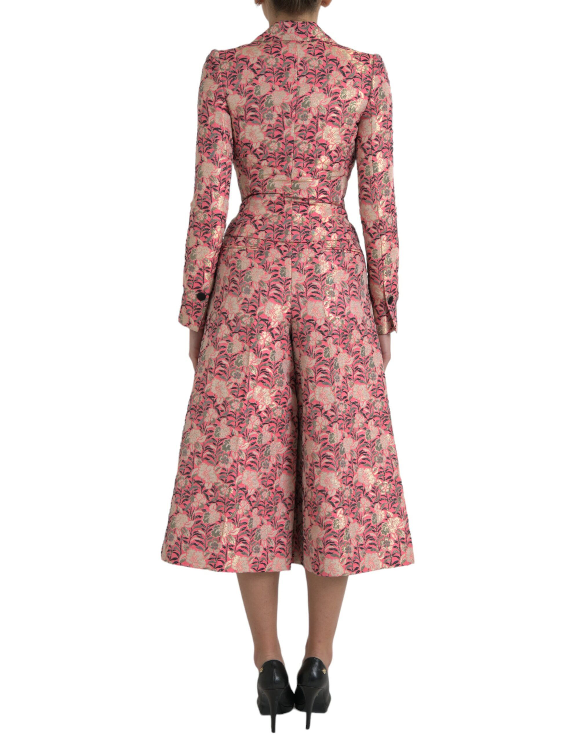 Floral Jacquard Slim Fit 2 Piece Women's Suit - Dolce & Gabbana - Modalova