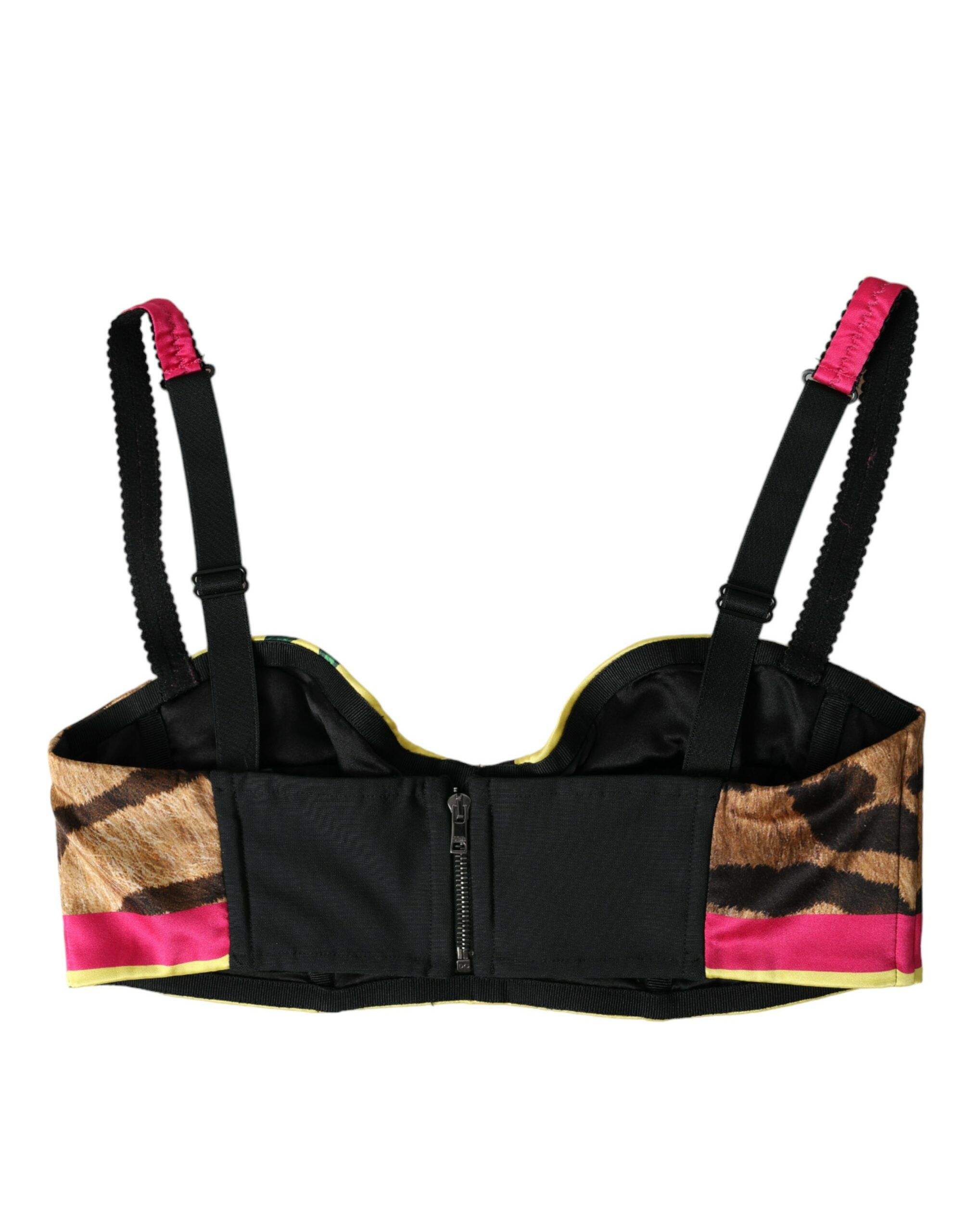 Floral Sleeveless Bustier Crop Women's Top - Dolce & Gabbana - Modalova