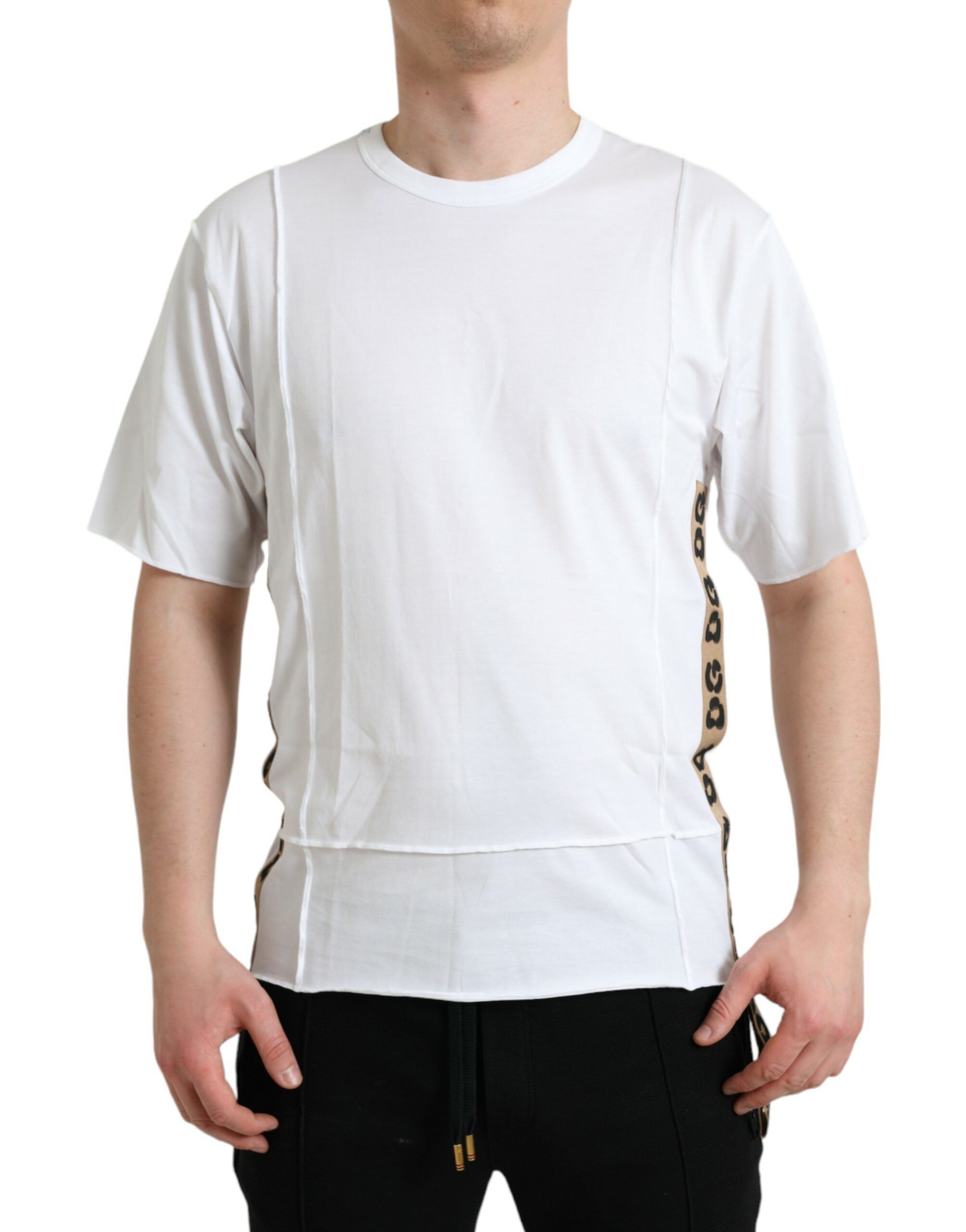 Logo Crew Neck Short Sleeves Men's T-shirt - Dolce & Gabbana - Modalova