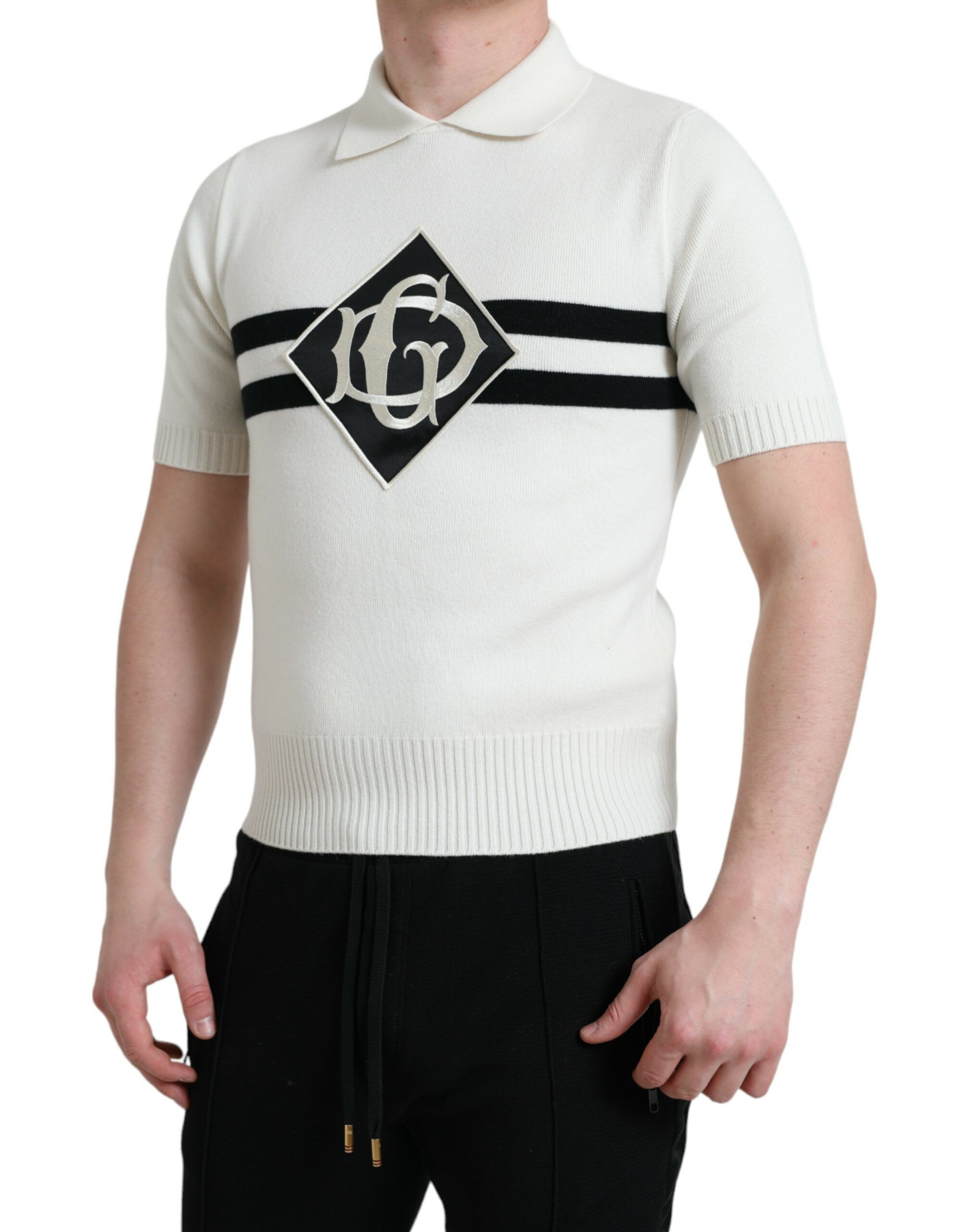 DG Logo Collared Henley Shirt Men's T-shirt - Dolce & Gabbana - Modalova