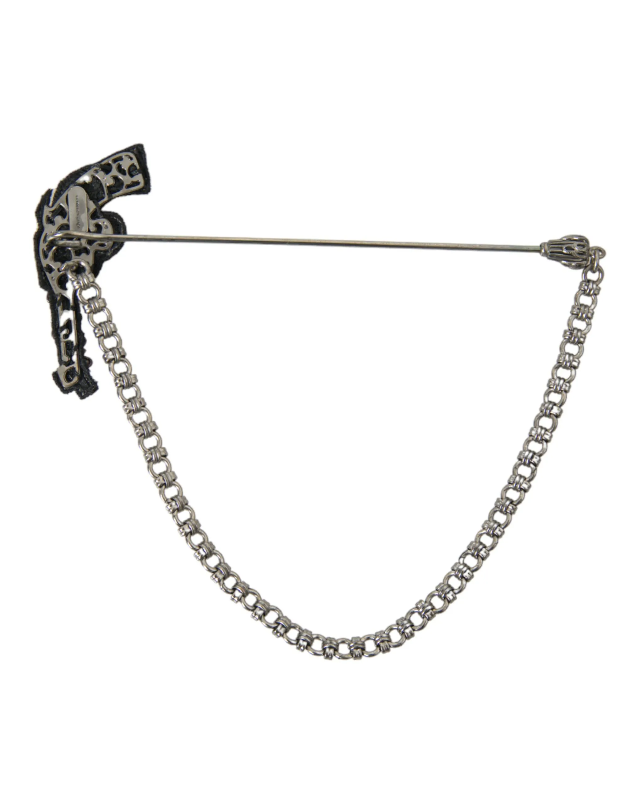 Brass Copper Silk Revolver Gun Men Brooch Lapel Men's Pin - Dolce & Gabbana - Modalova