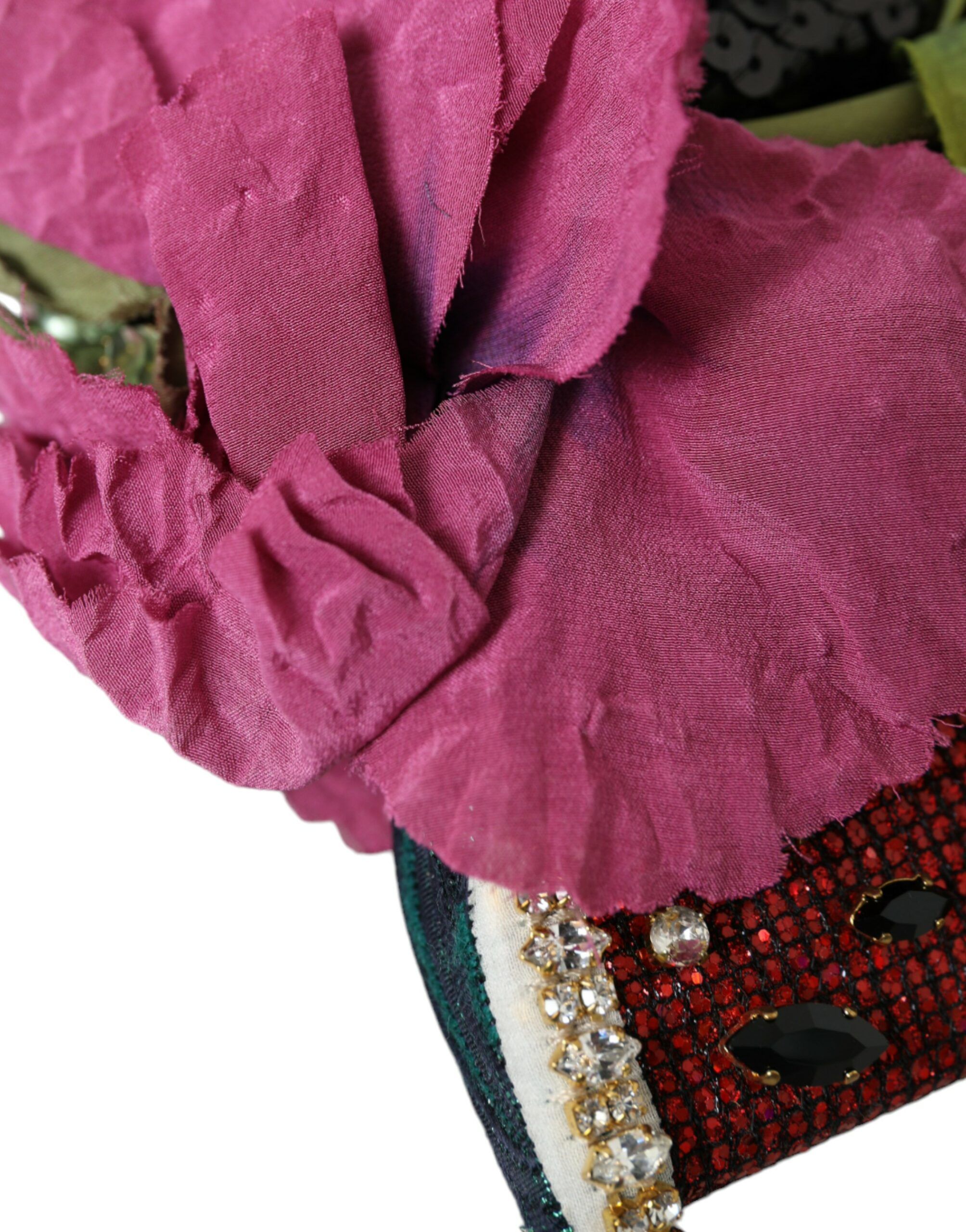 Red Watermelon Cherry Crystal Hairband Statement Women's Diadem - Dolce & Gabbana - Modalova