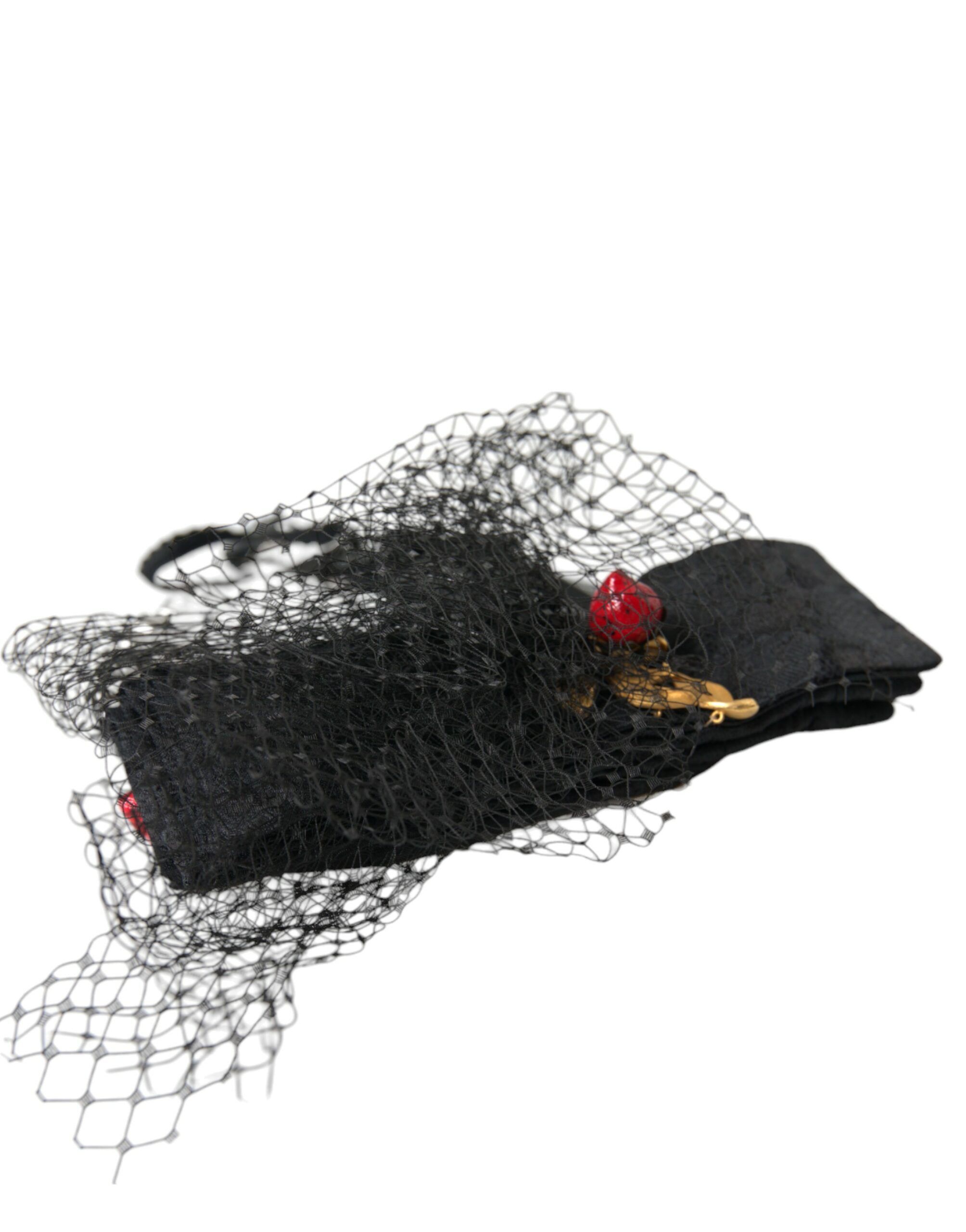 Strawberry Sicily Crystal Mesh Net Headband Women's Diadem - Dolce & Gabbana - Modalova