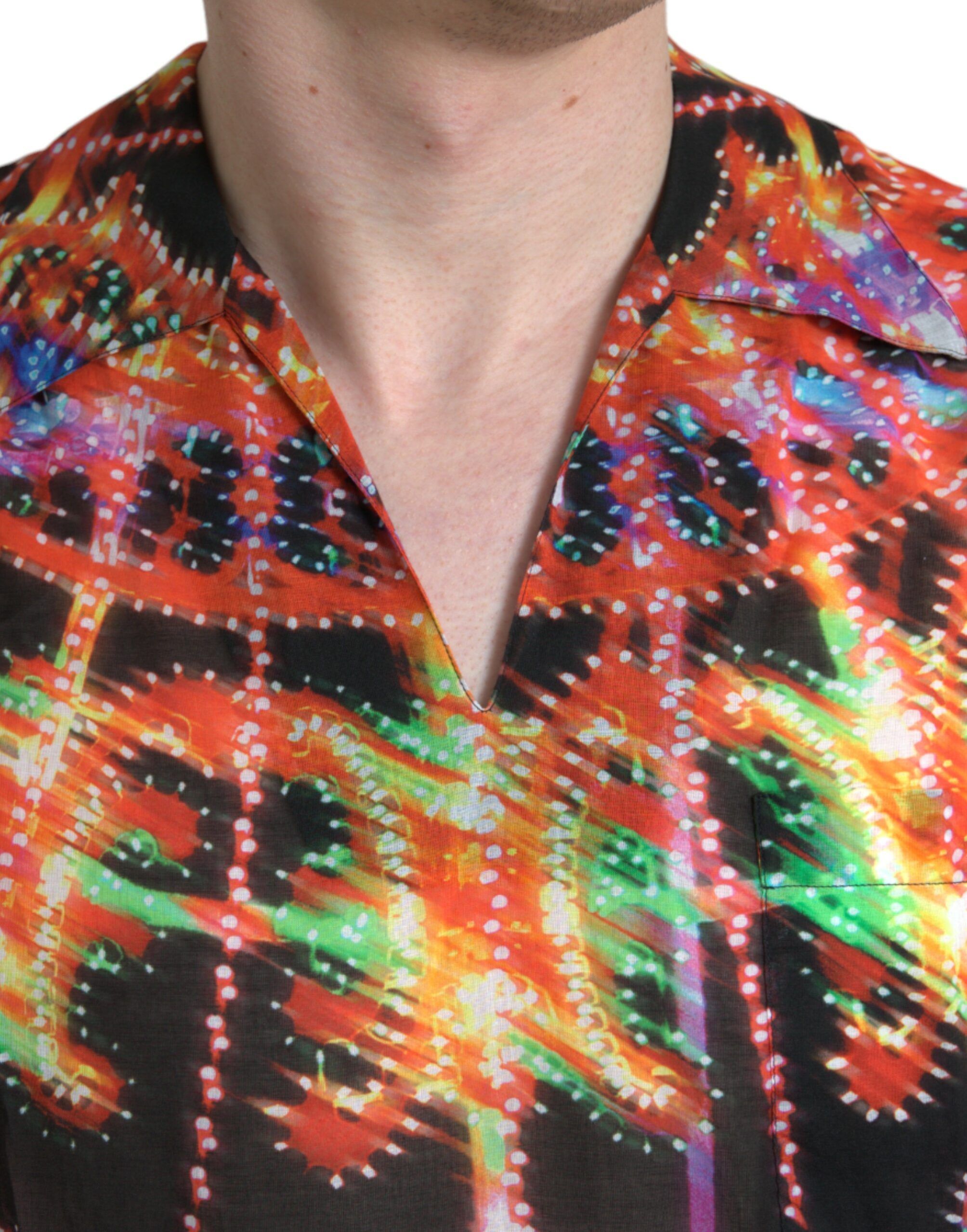 Luminarie Print Cotton Men's T-shirt - Dolce & Gabbana - Modalova