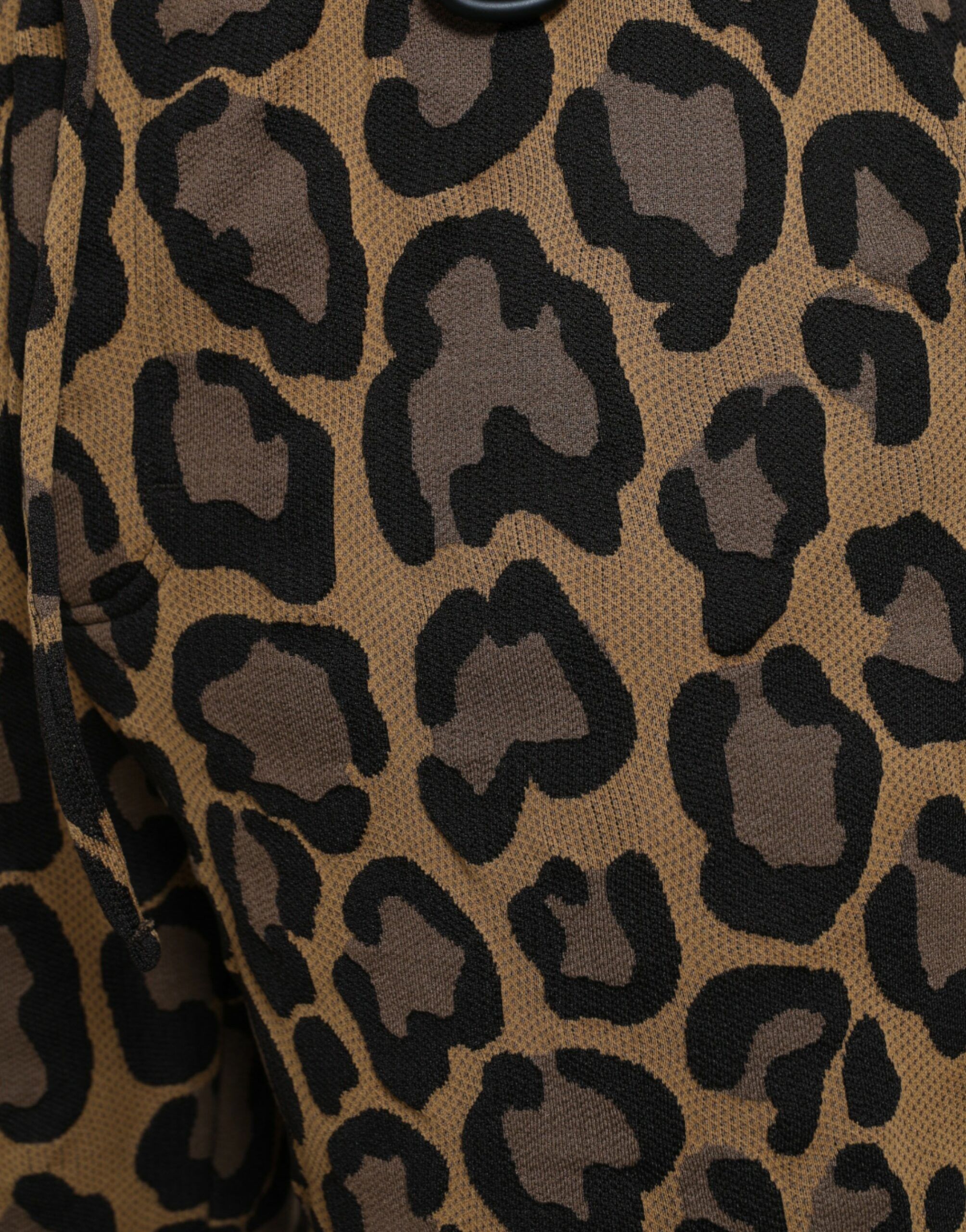 Leopard Print Polyester Jogger Men's Pants - Dolce & Gabbana - Modalova
