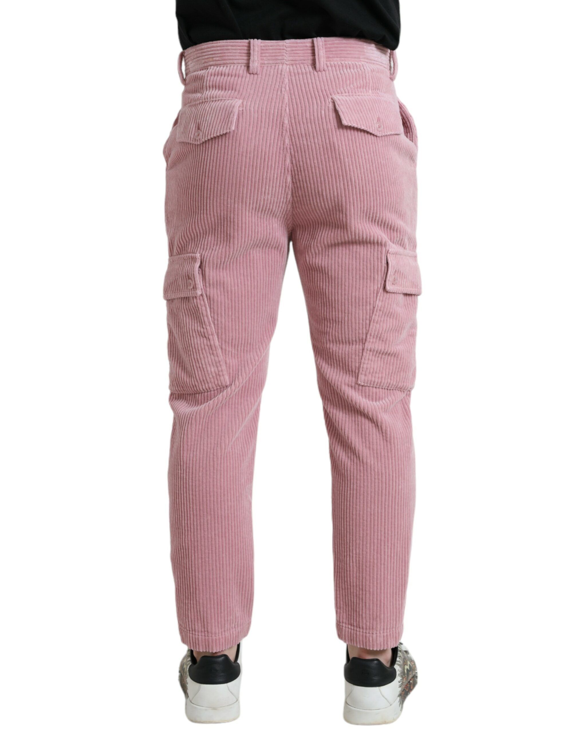 Corduroy Cotton Stretch Skinny Cargo Men's Jeans - Dolce & Gabbana - Modalova