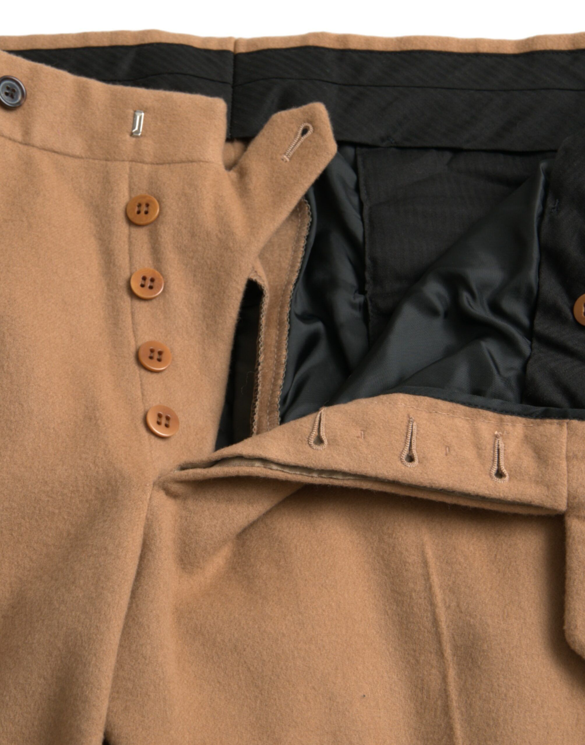 Cashmere Men Straight Fit Dress Men's Pants - Prada - Modalova