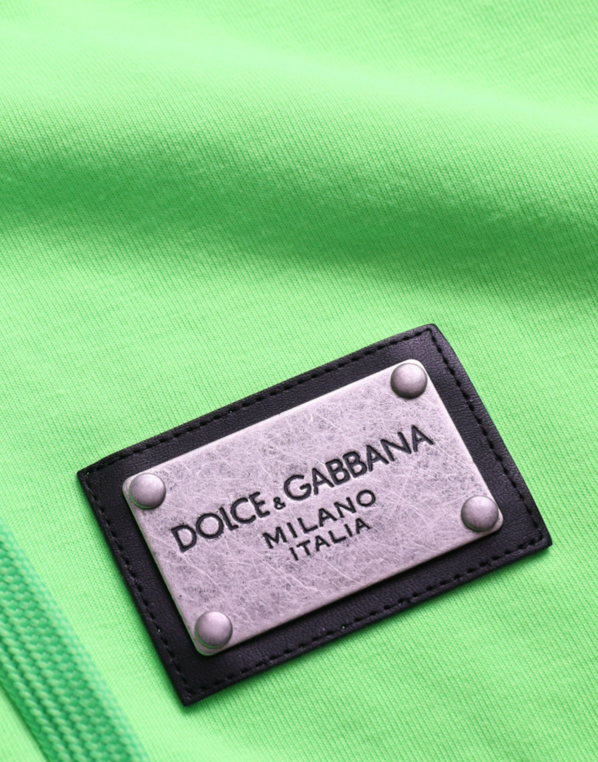 Neon Hooded Full Zip Top Men's Sweater - Dolce & Gabbana - Modalova