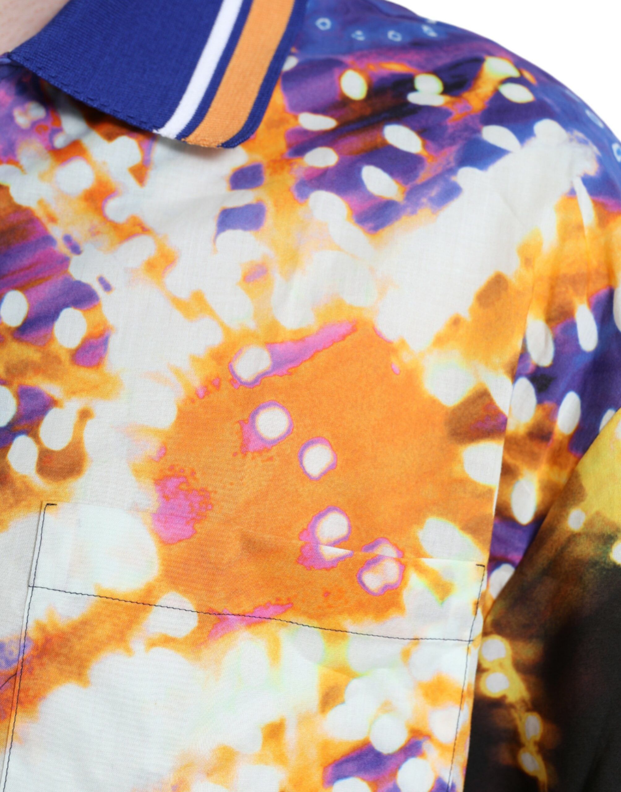 Luminarie Print Cotton Casual Men's Shirt - Dolce & Gabbana - Modalova