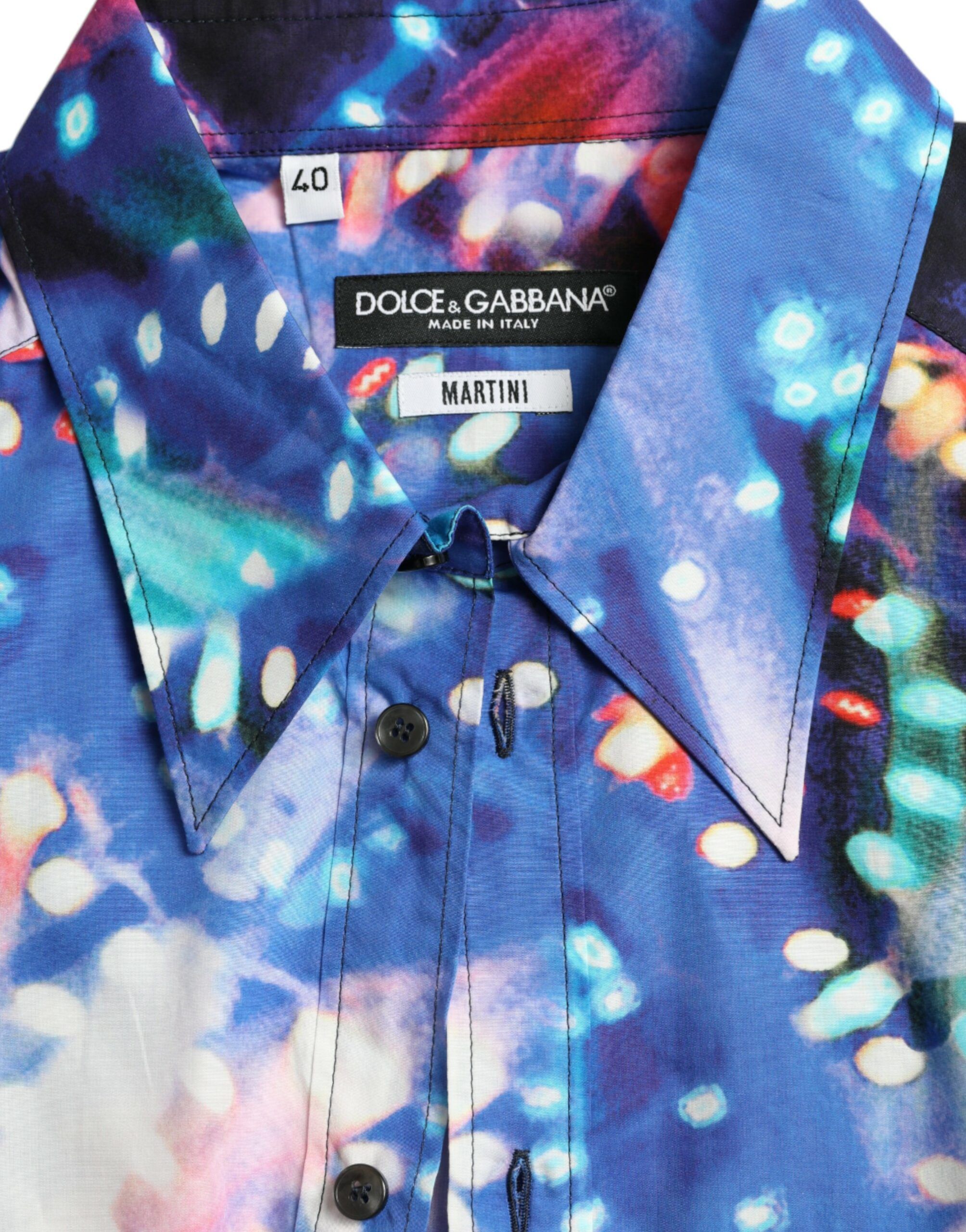 Luminarie Slim MARTINI Men's Shirt - Dolce & Gabbana - Modalova