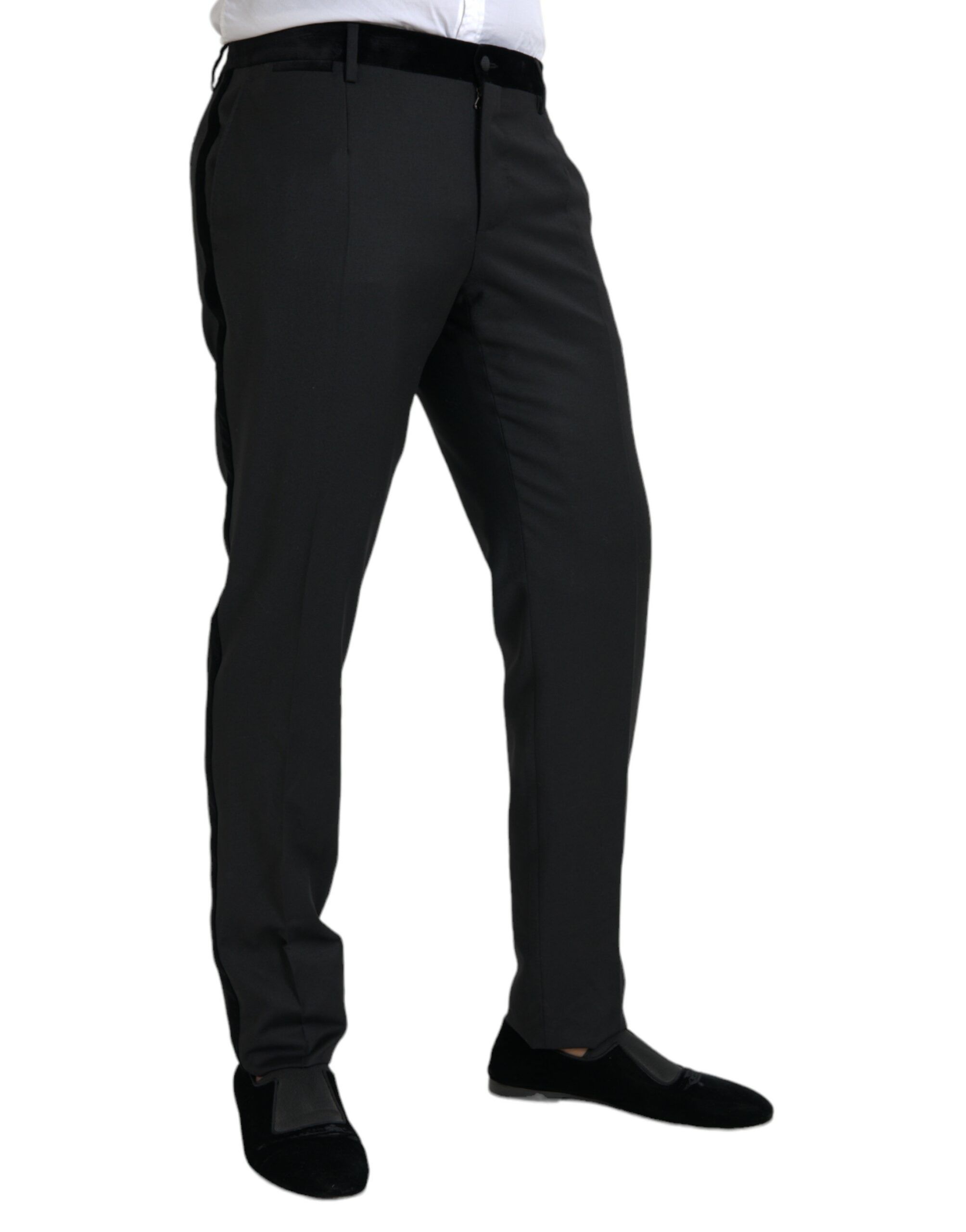 Silk Men Skinny Dress Men's Pants - Dolce & Gabbana - Modalova