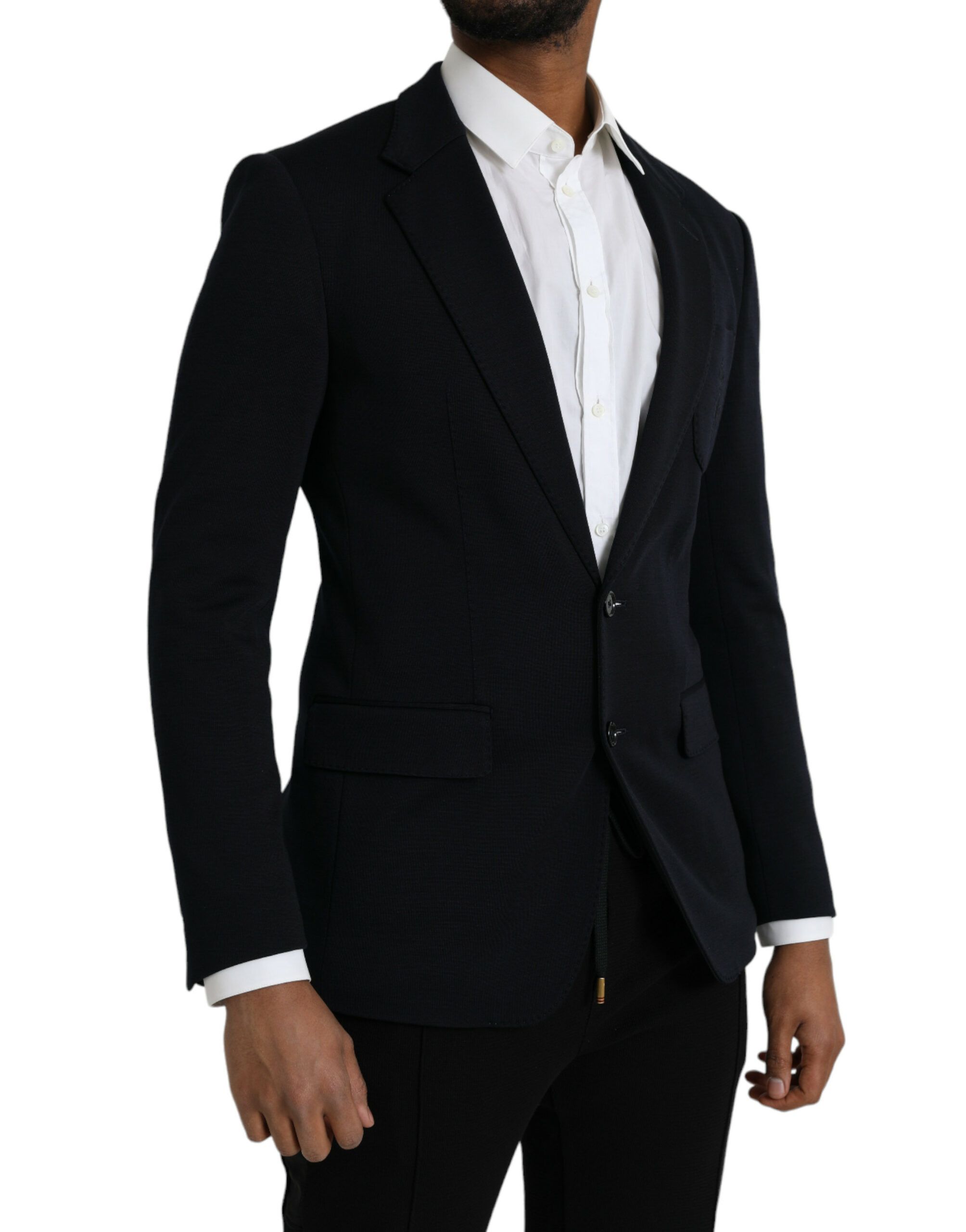 Wool Notch Single Breasted Coat Men's Blazer - Dolce & Gabbana - Modalova