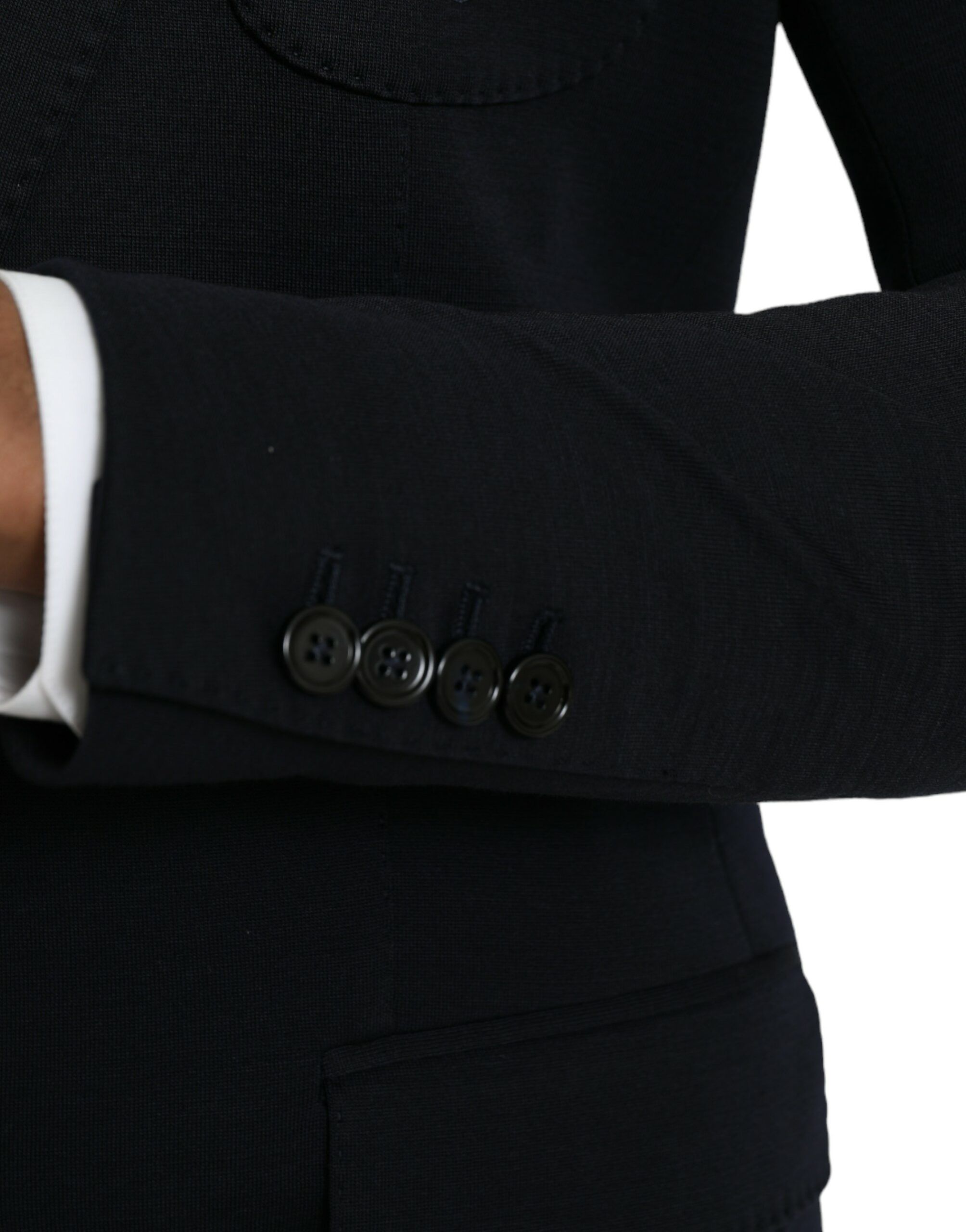 Wool Notch Single Breasted Coat Men's Blazer - Dolce & Gabbana - Modalova