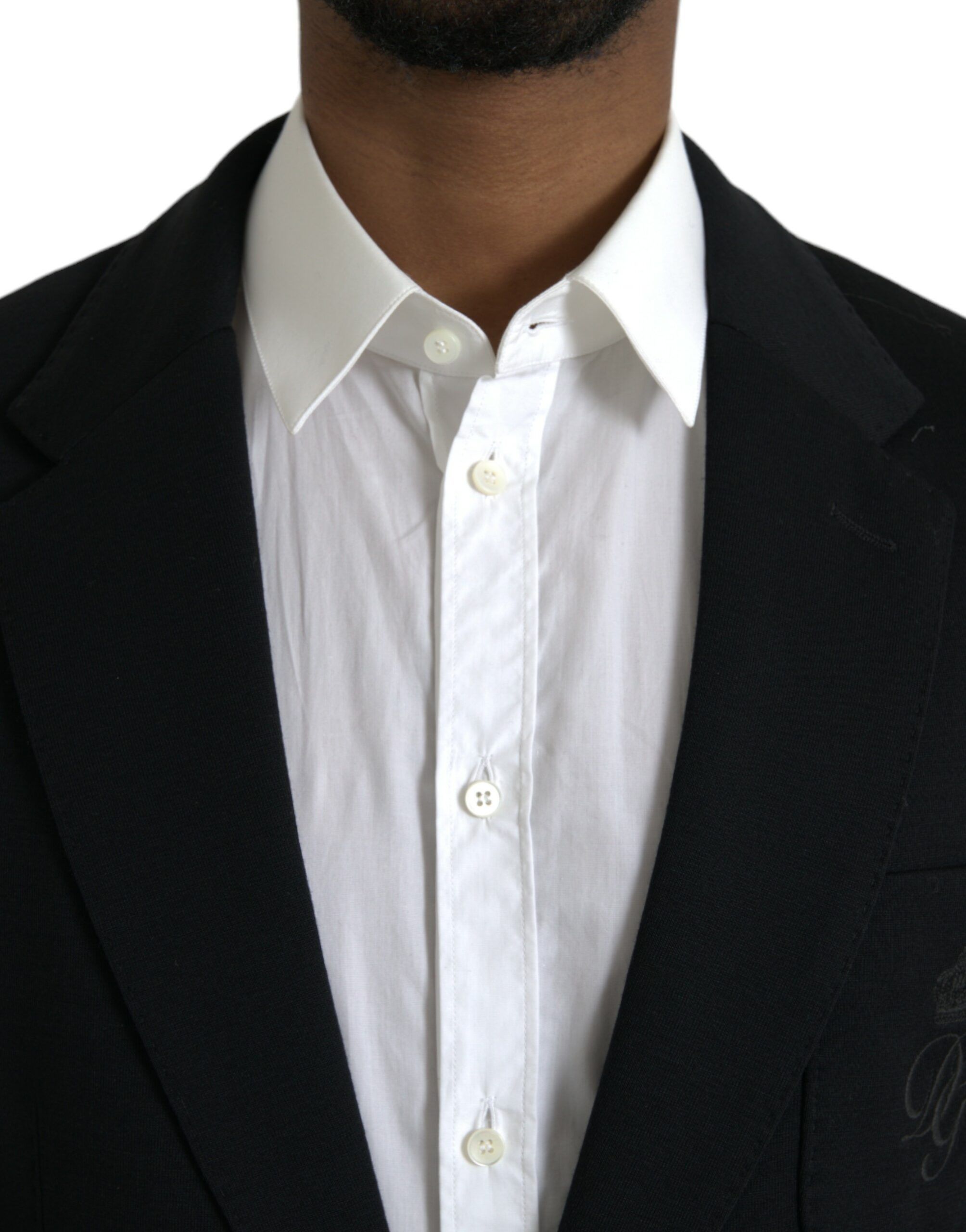 Wool Notch Single Breasted Coat Men's Blazer - Dolce & Gabbana - Modalova