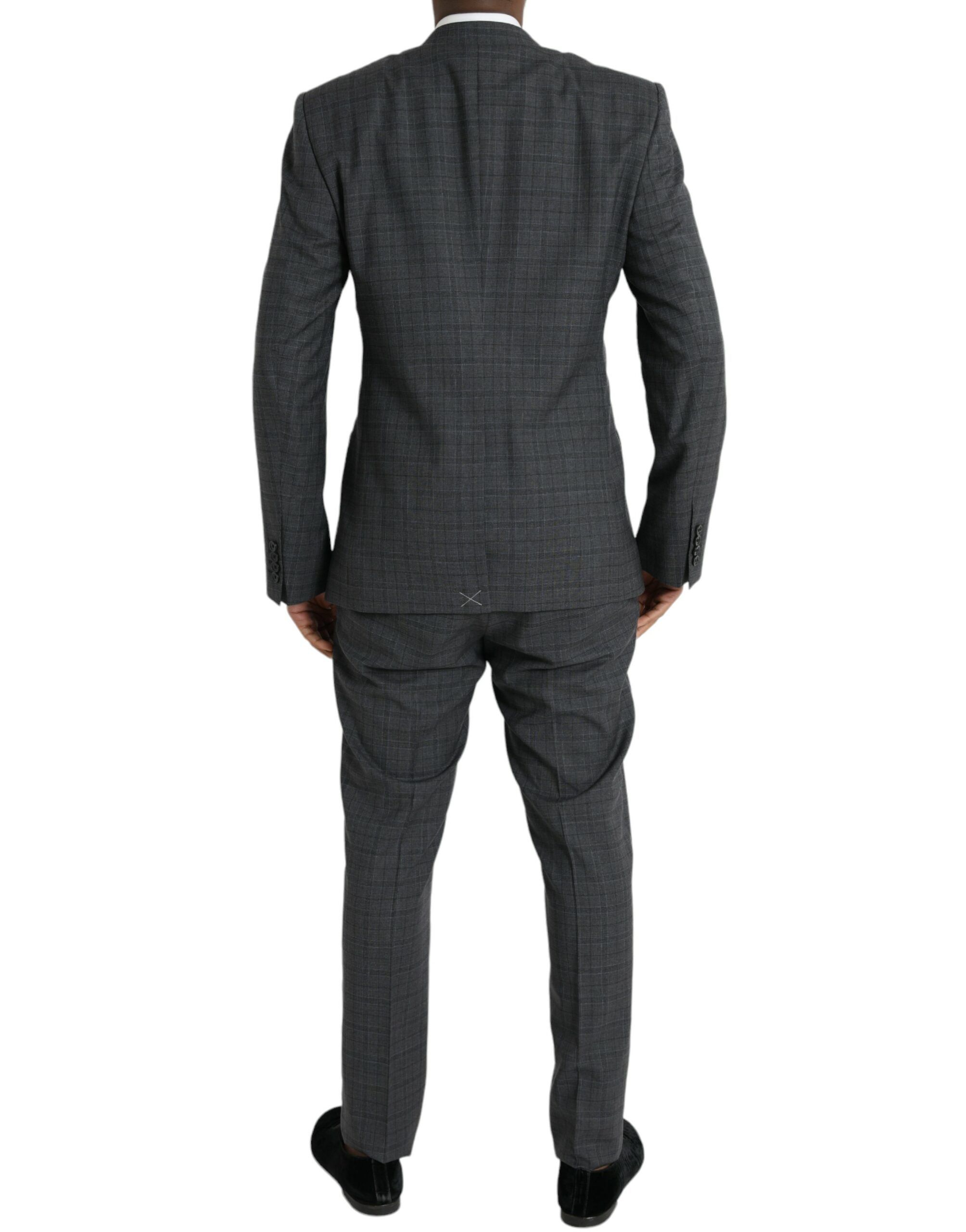 Plaid Wool MARTINI Formal 2 Piece Men's Suit - Dolce & Gabbana - Modalova