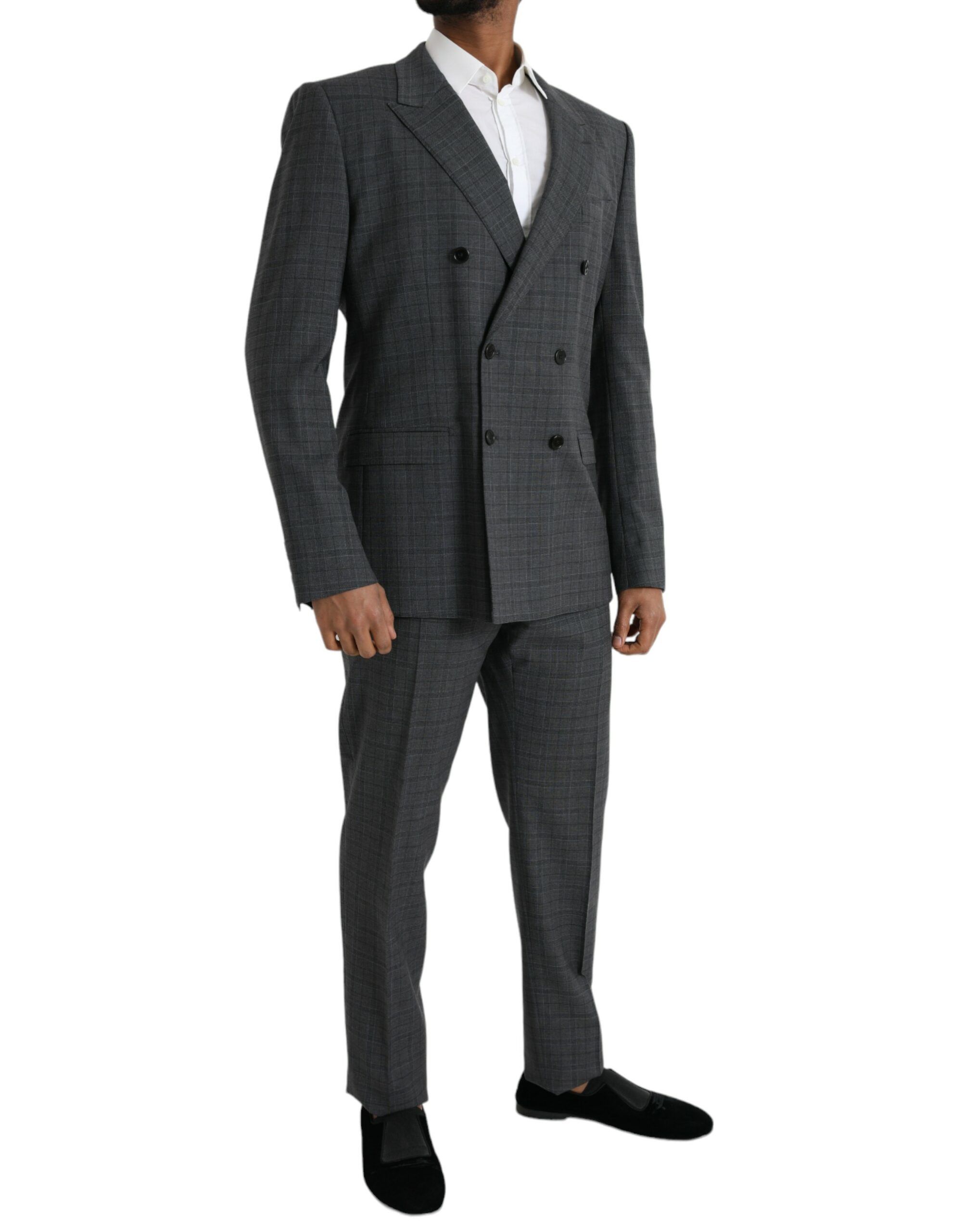 Plaid Wool MARTINI Formal 2 Piece Men's Suit - Dolce & Gabbana - Modalova