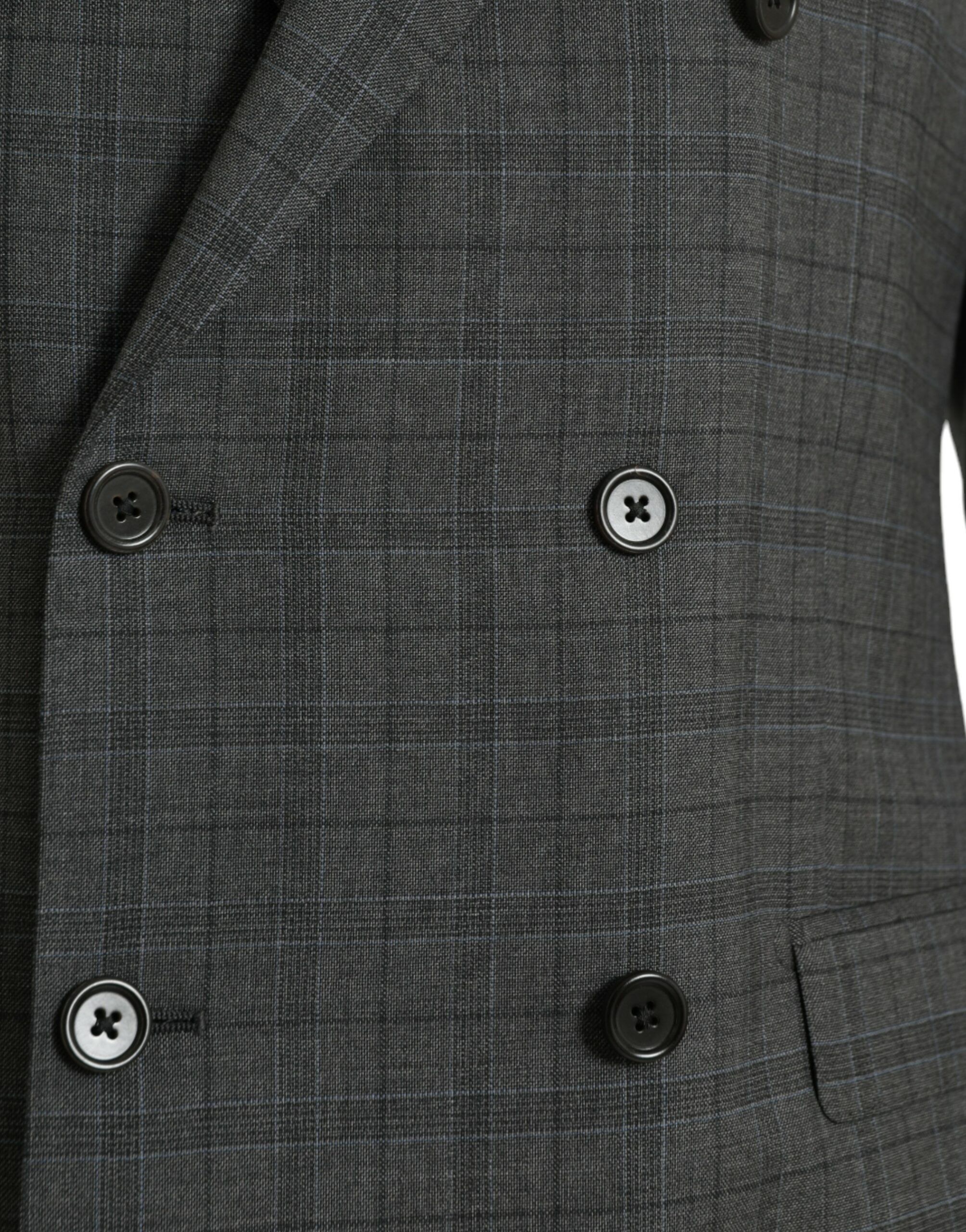 Plaid Wool MARTINI Formal 2 Piece Men's Suit - Dolce & Gabbana - Modalova