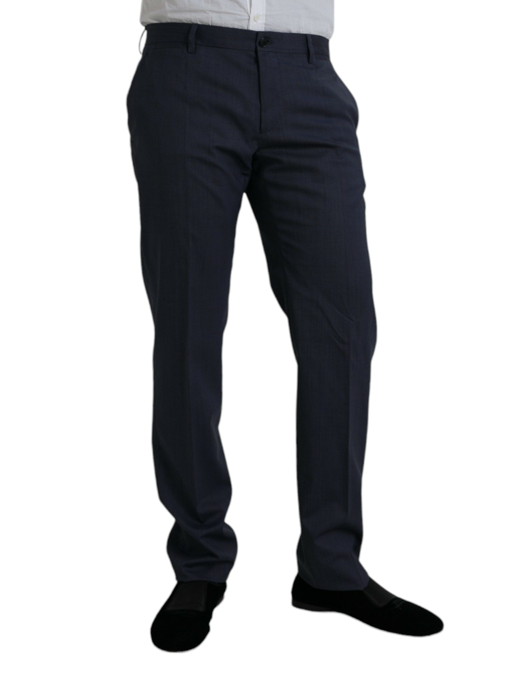 Wool Slim Fit Dress Formal Men's Pants - Dolce & Gabbana - Modalova