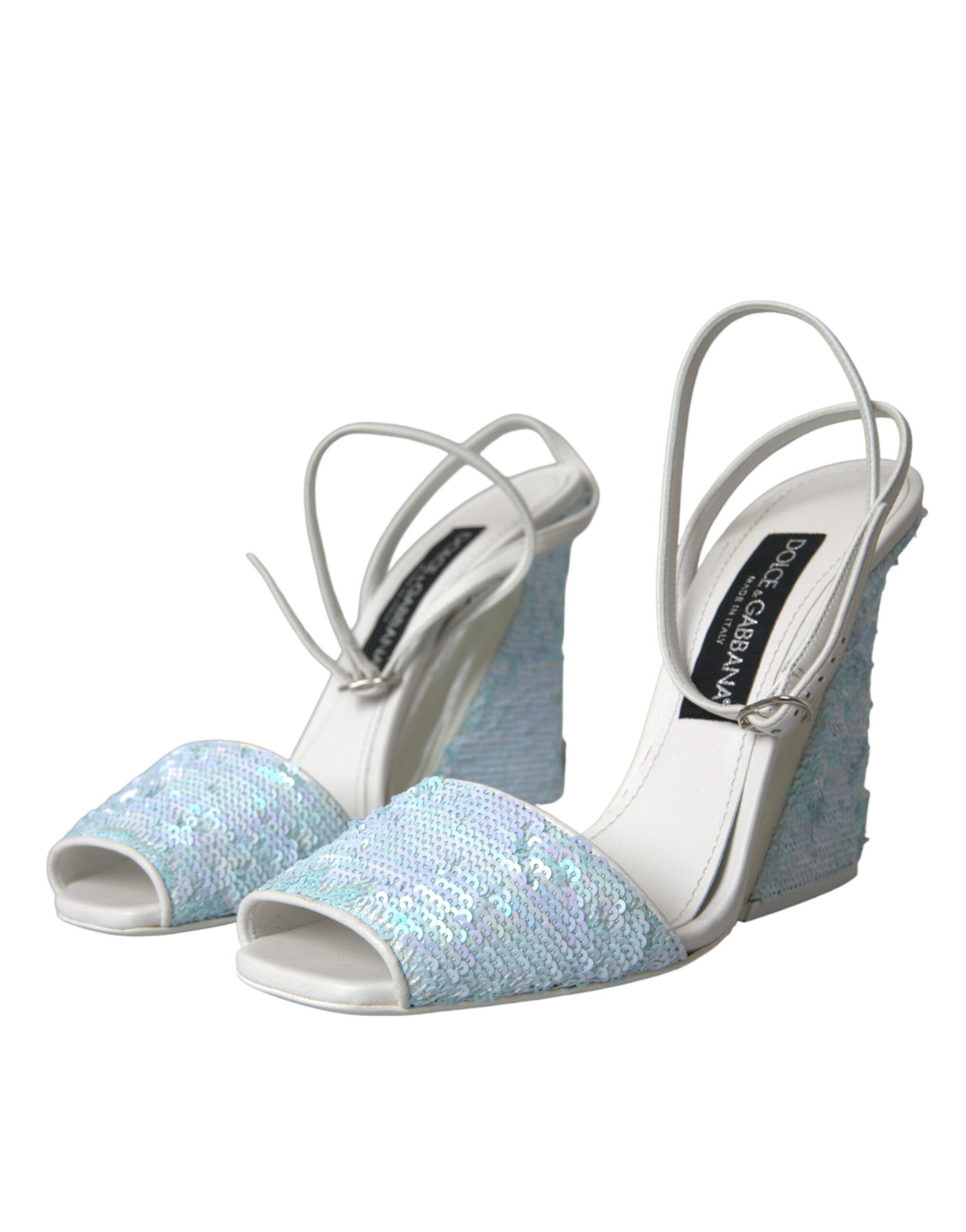 Sequin Ankle Strap Sandals Women's Shoes - Dolce & Gabbana - Modalova