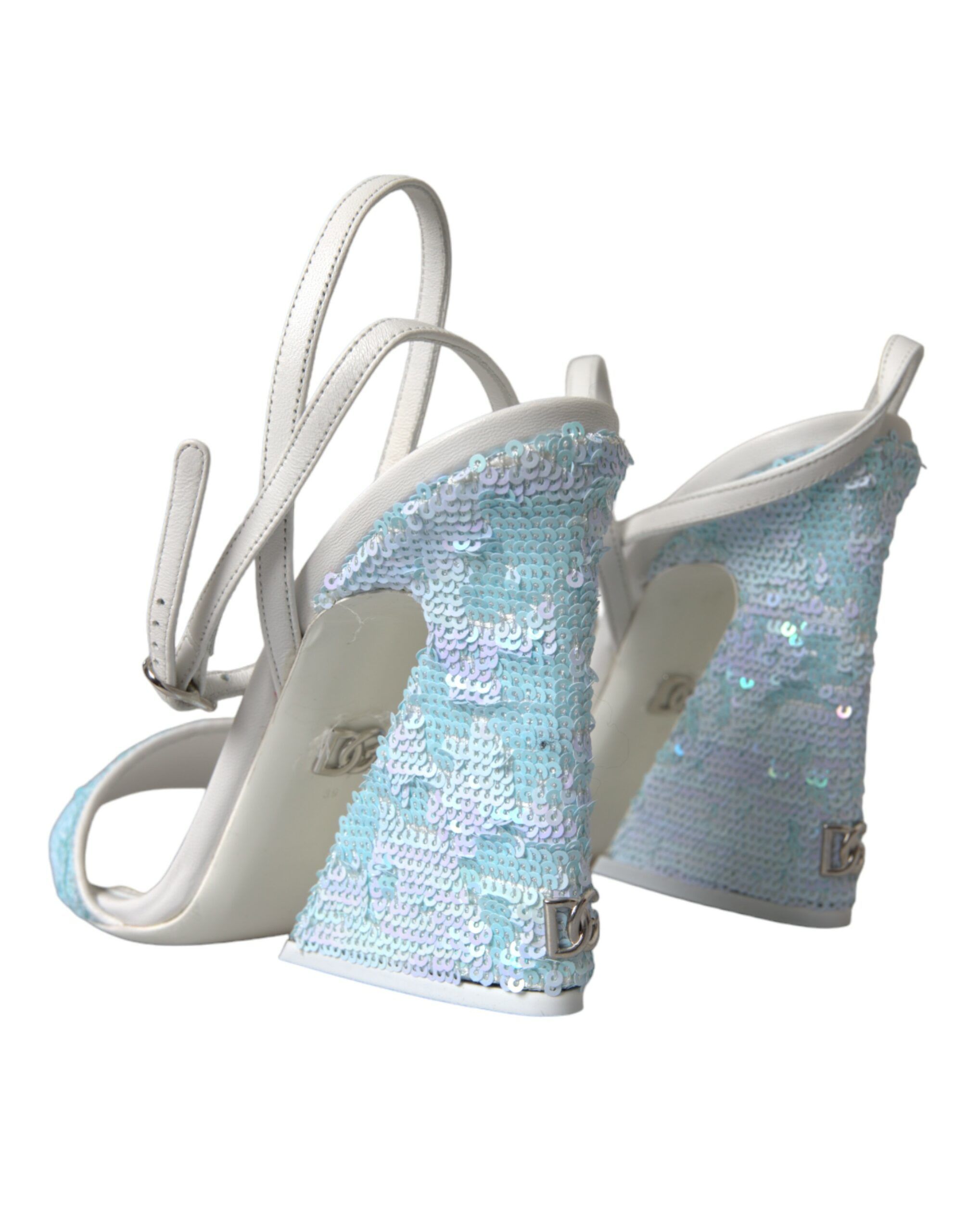 Sequin Ankle Strap Sandals Women's Shoes - Dolce & Gabbana - Modalova