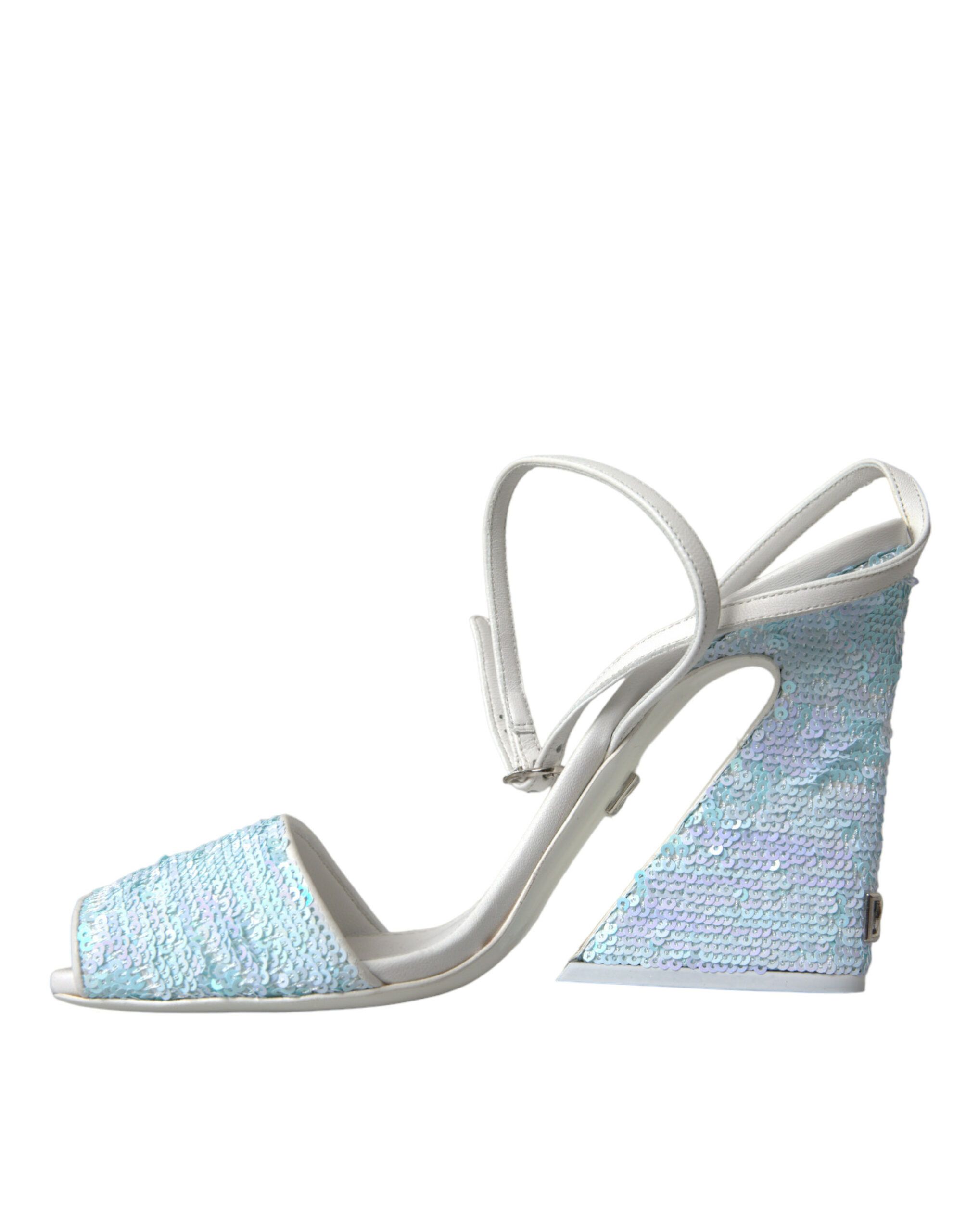 Sequin Ankle Strap Sandals Women's Shoes - Dolce & Gabbana - Modalova