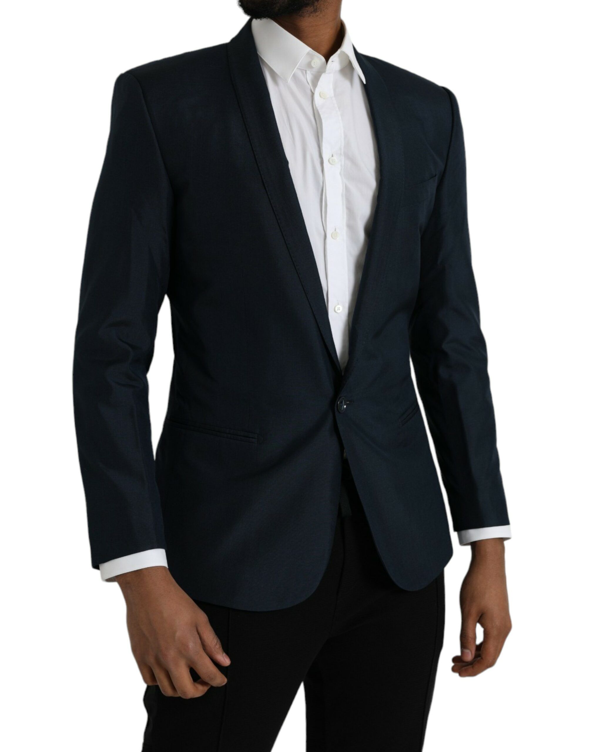 GOLD Notch Single Breasted Coat Men's Blazer - Dolce & Gabbana - Modalova