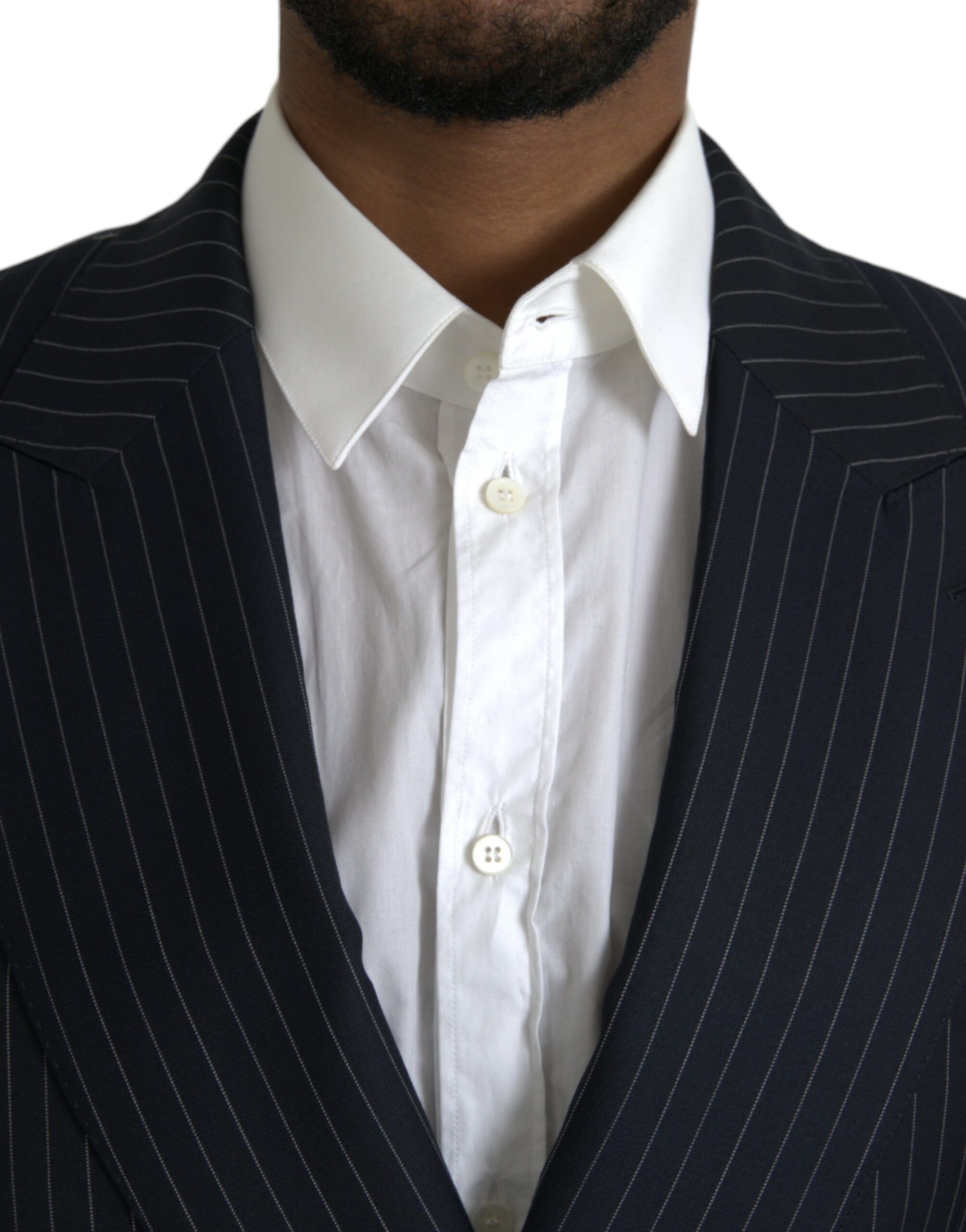 Stripe SICILIA Double Breasted Coat Men's Blazer - Dolce & Gabbana - Modalova