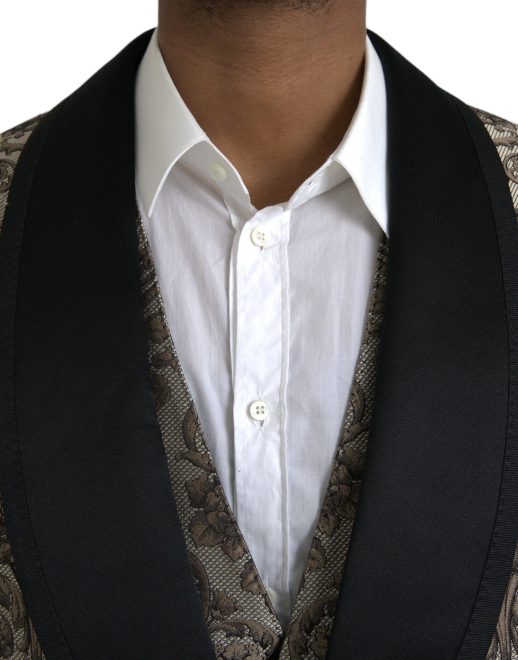 Floral Jacquard Formal 3 Piece Men's Suit - Dolce & Gabbana - Modalova