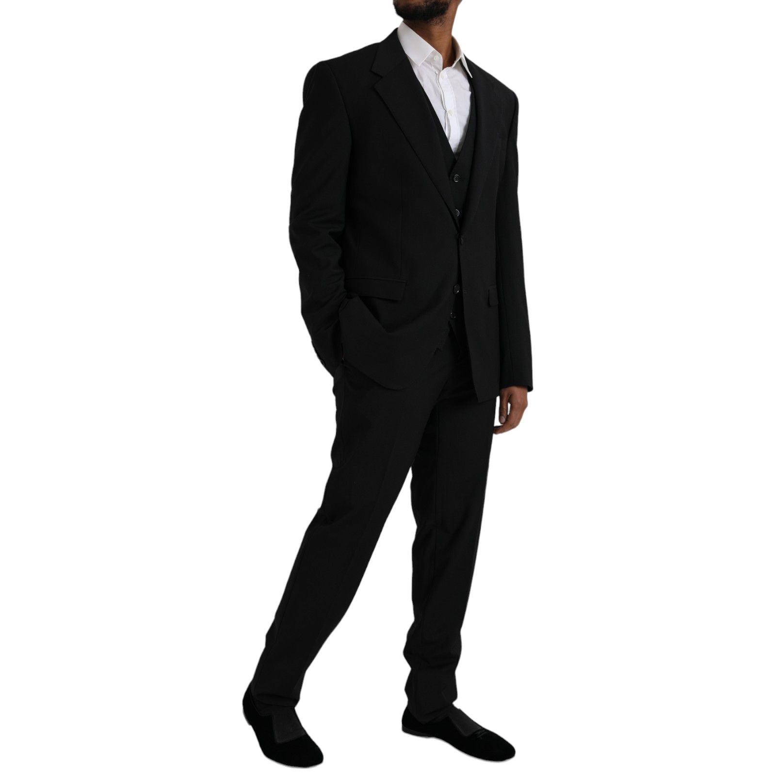 Polyester STAFF Formal 3 Piece Men's Suit - Dolce & Gabbana - Modalova