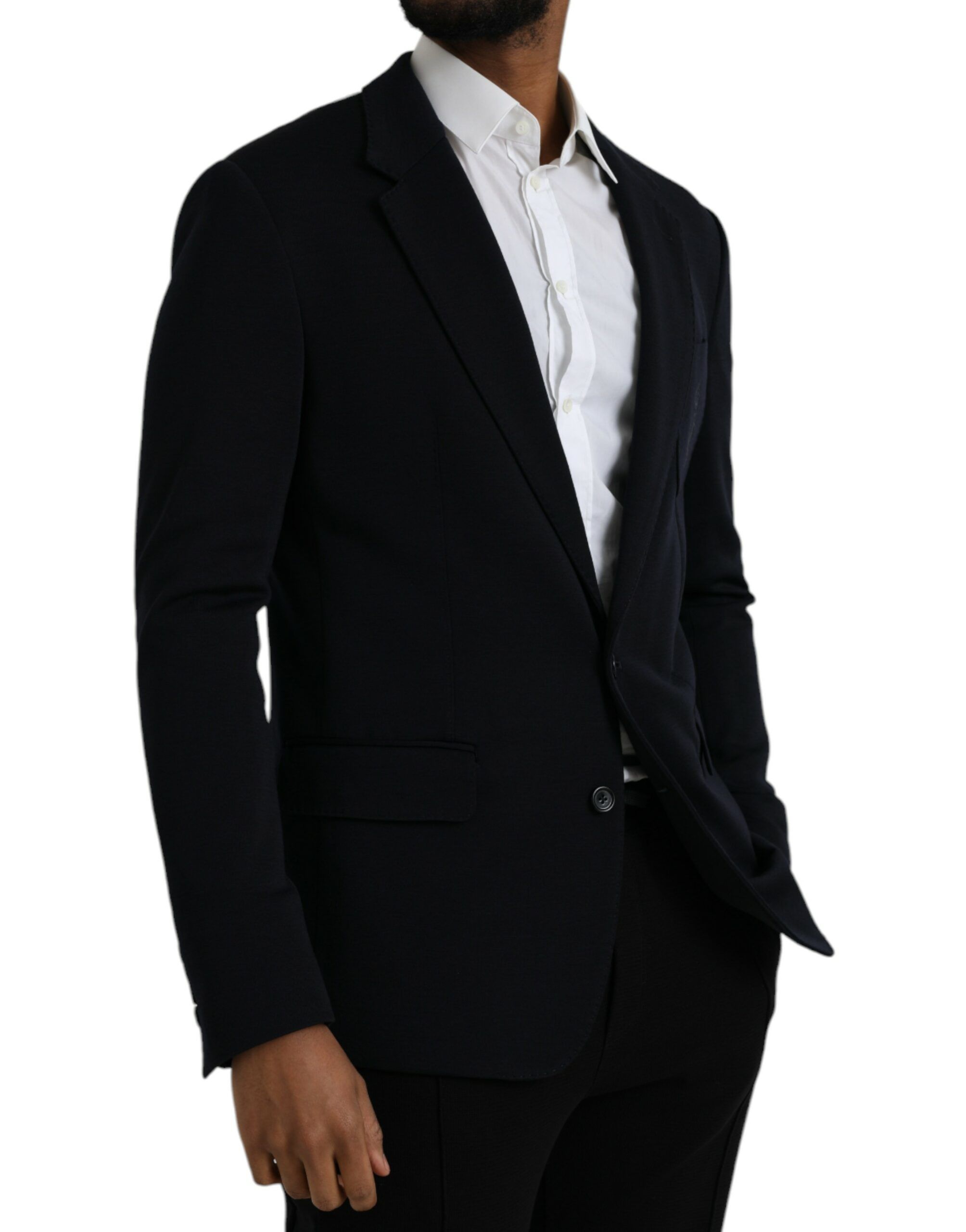 Wool Single Breasted Coat Men's Blazer - Dolce & Gabbana - Modalova