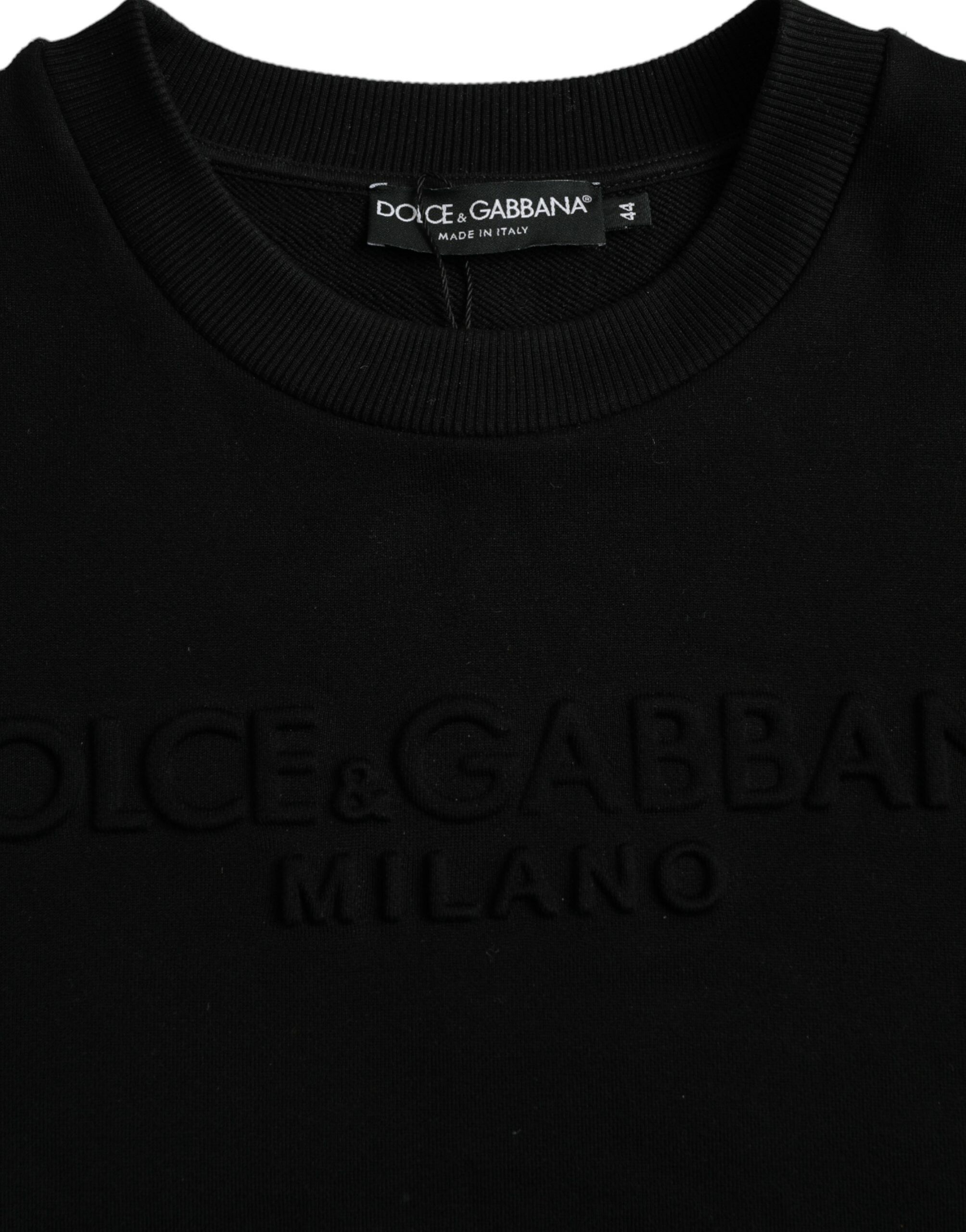 Cotton Long Sleeves Sweatshirt Men's Sweater - Dolce & Gabbana - Modalova