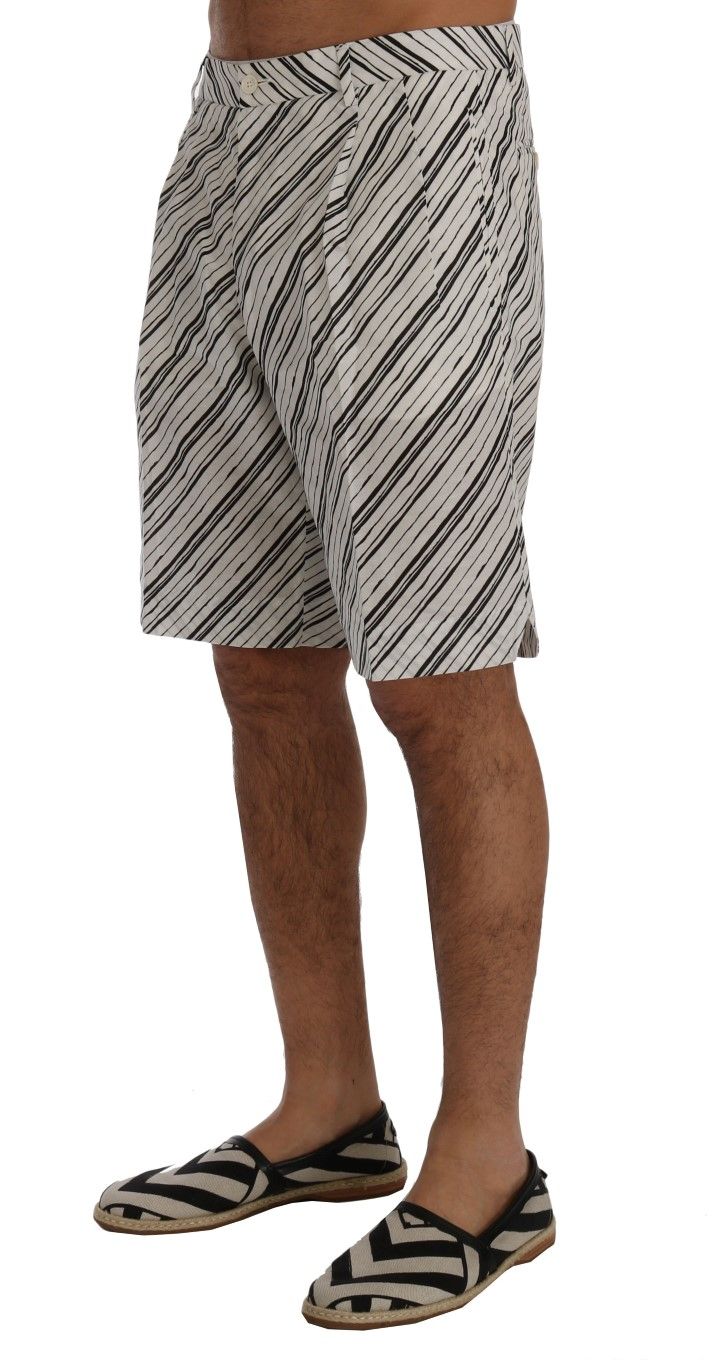 Striped Casual Men's Shorts - Dolce & Gabbana - Modalova