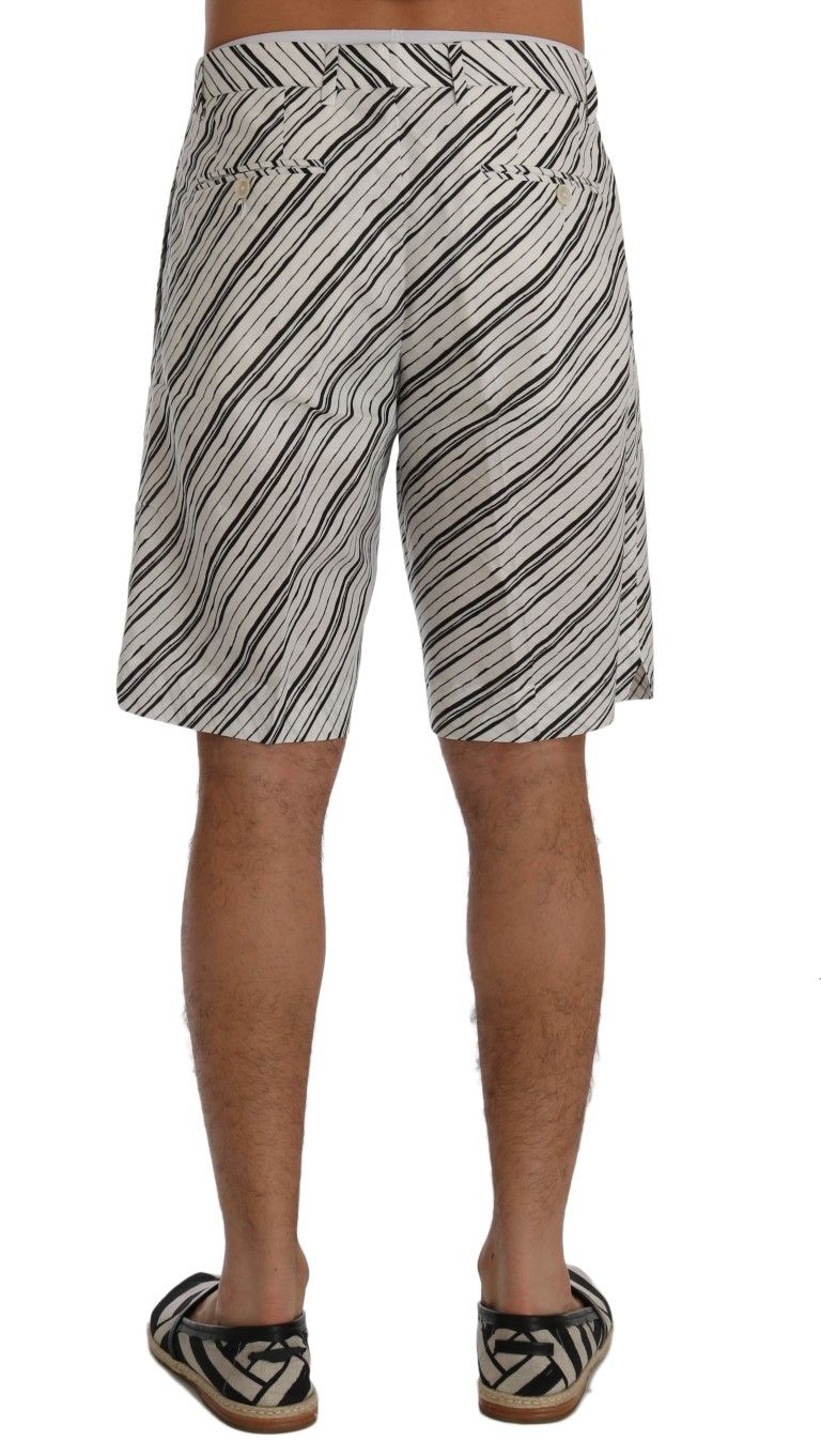 Striped Casual Men's Shorts - Dolce & Gabbana - Modalova