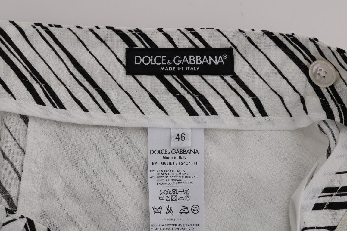 Striped Casual Men's Shorts - Dolce & Gabbana - Modalova