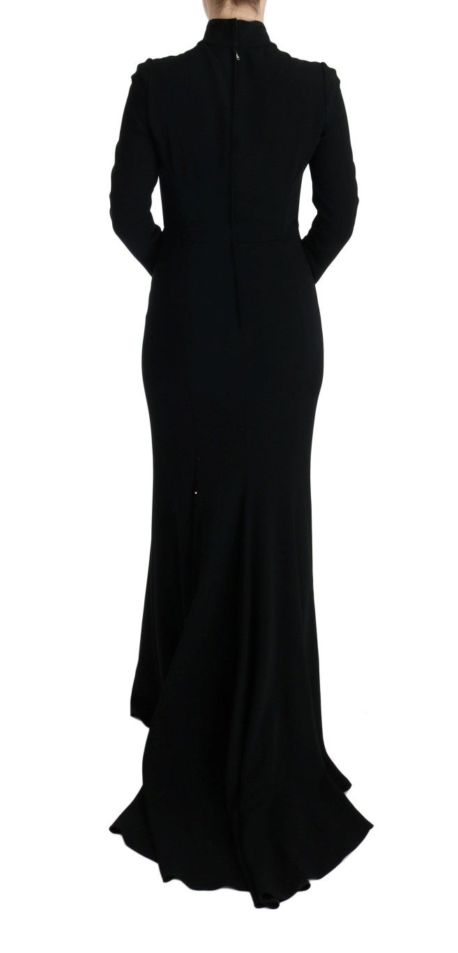 Stretch Long Gown Sheath Women's Dress - Dolce & Gabbana - Modalova