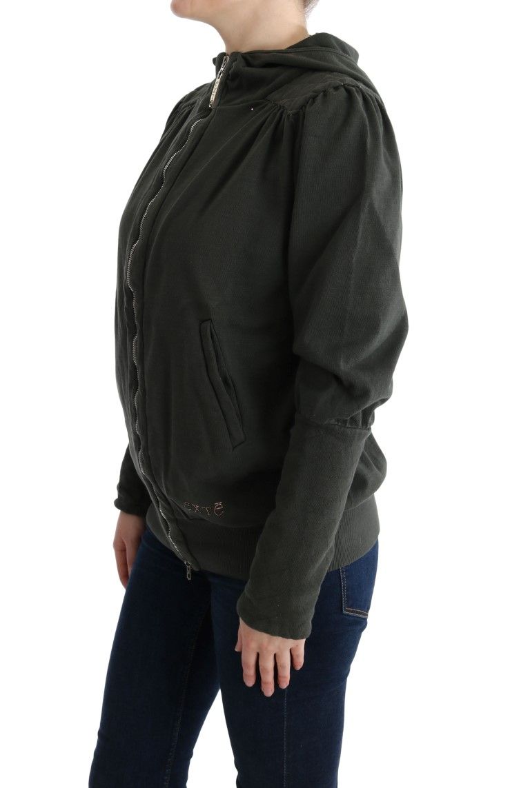Top Hooded Cotton Zipper Women's Sweater - Exte - Modalova