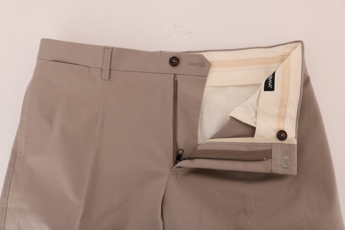 Cotton Stretch Chinos Men's Pants - Dolce & Gabbana - Modalova