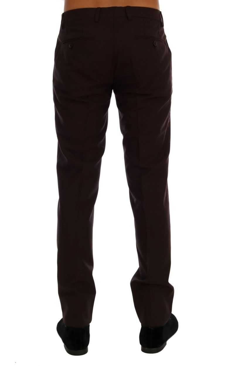 Wool Stretch Formal Men's Pants - Dolce & Gabbana - Modalova