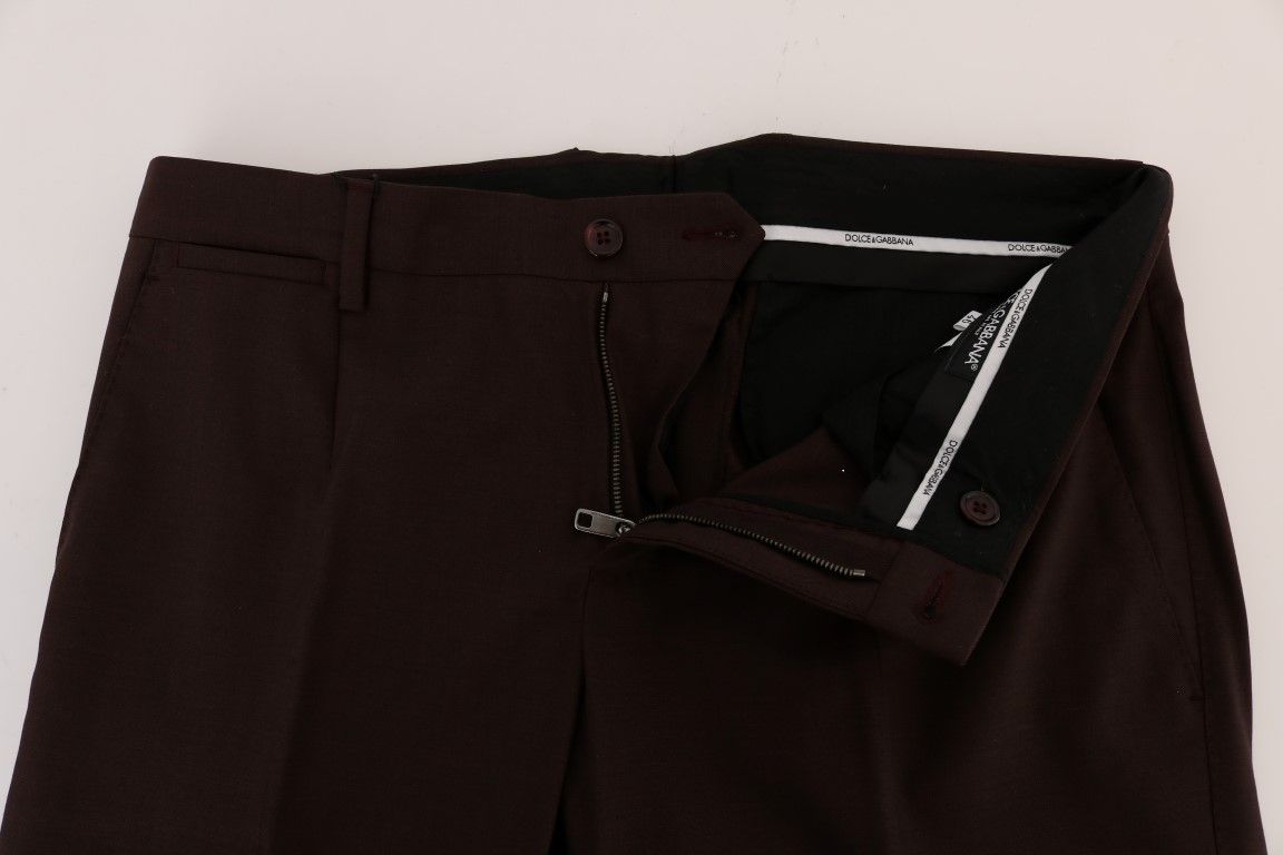 Wool Stretch Formal Men's Pants - Dolce & Gabbana - Modalova